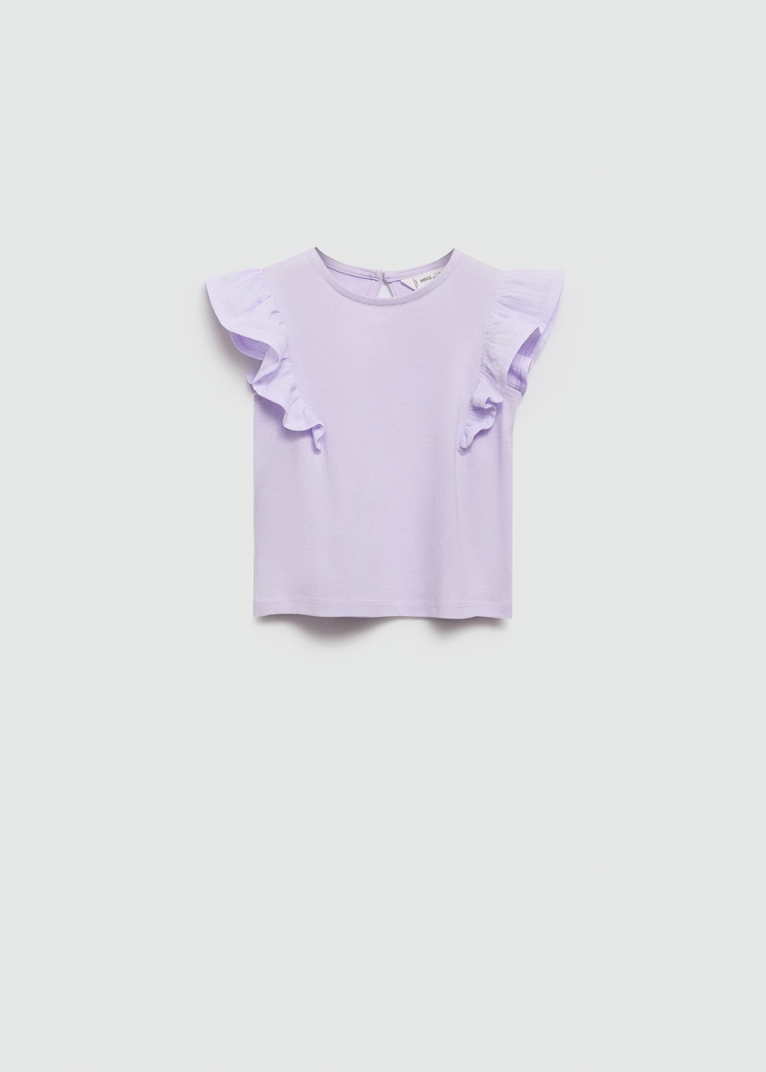 Short-sleeved ruffle t-shirt - Article without model