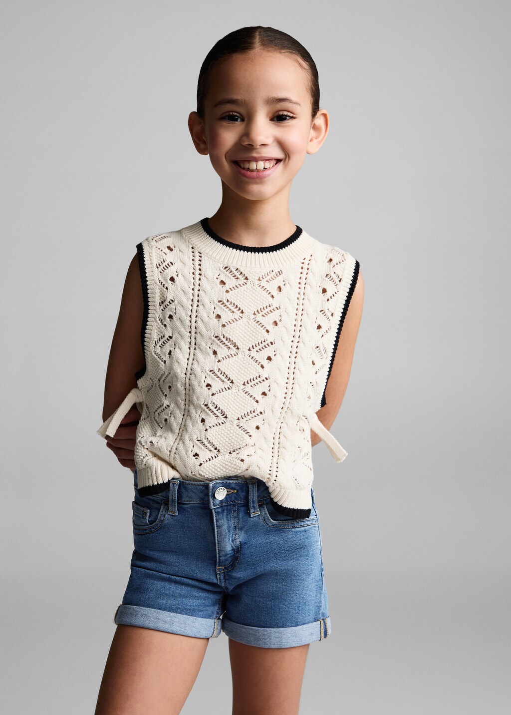 Denim shorts rolled hem hotsell