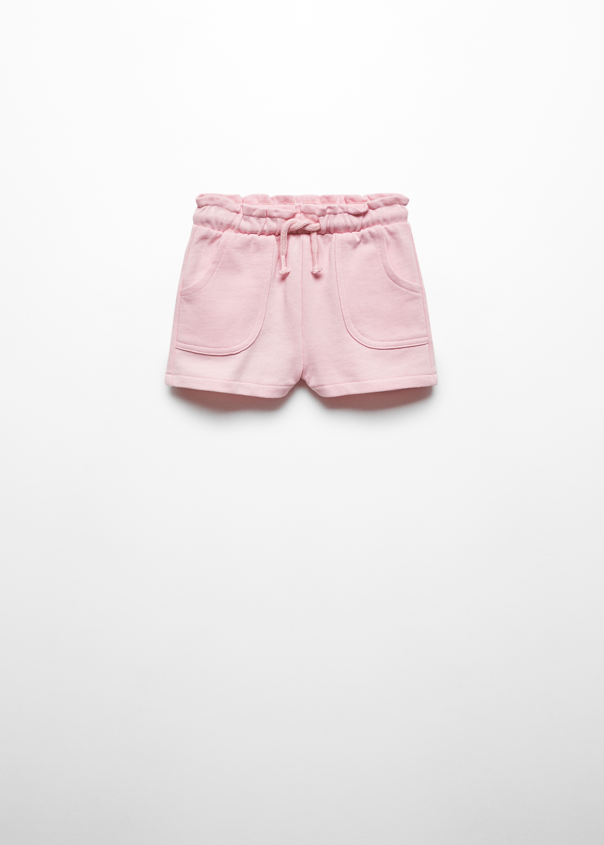 Pantaloni scurți din bumbac cu betelie elastică - Articol fără model