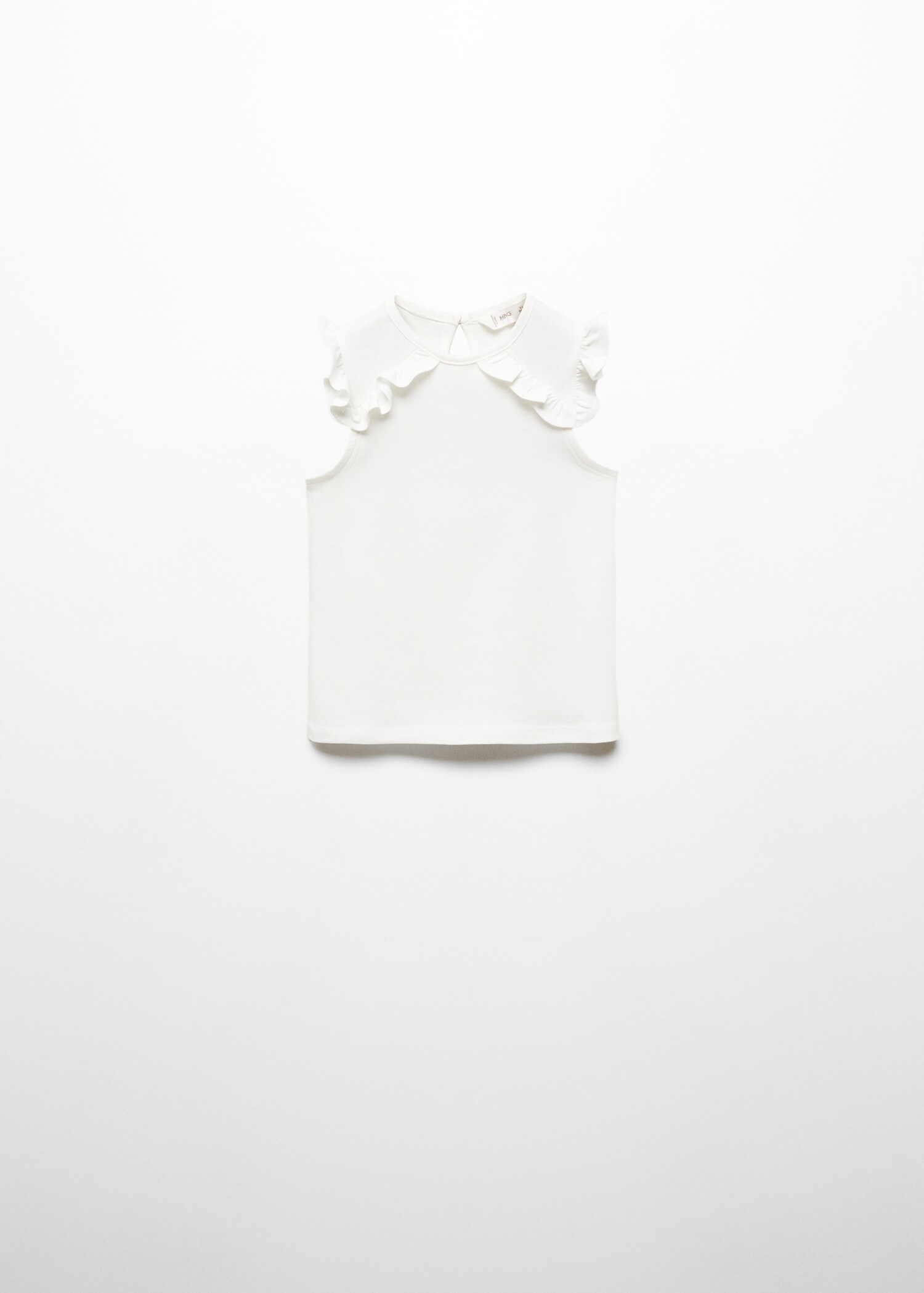 T-shirt en coton à volants - Article sans modèle