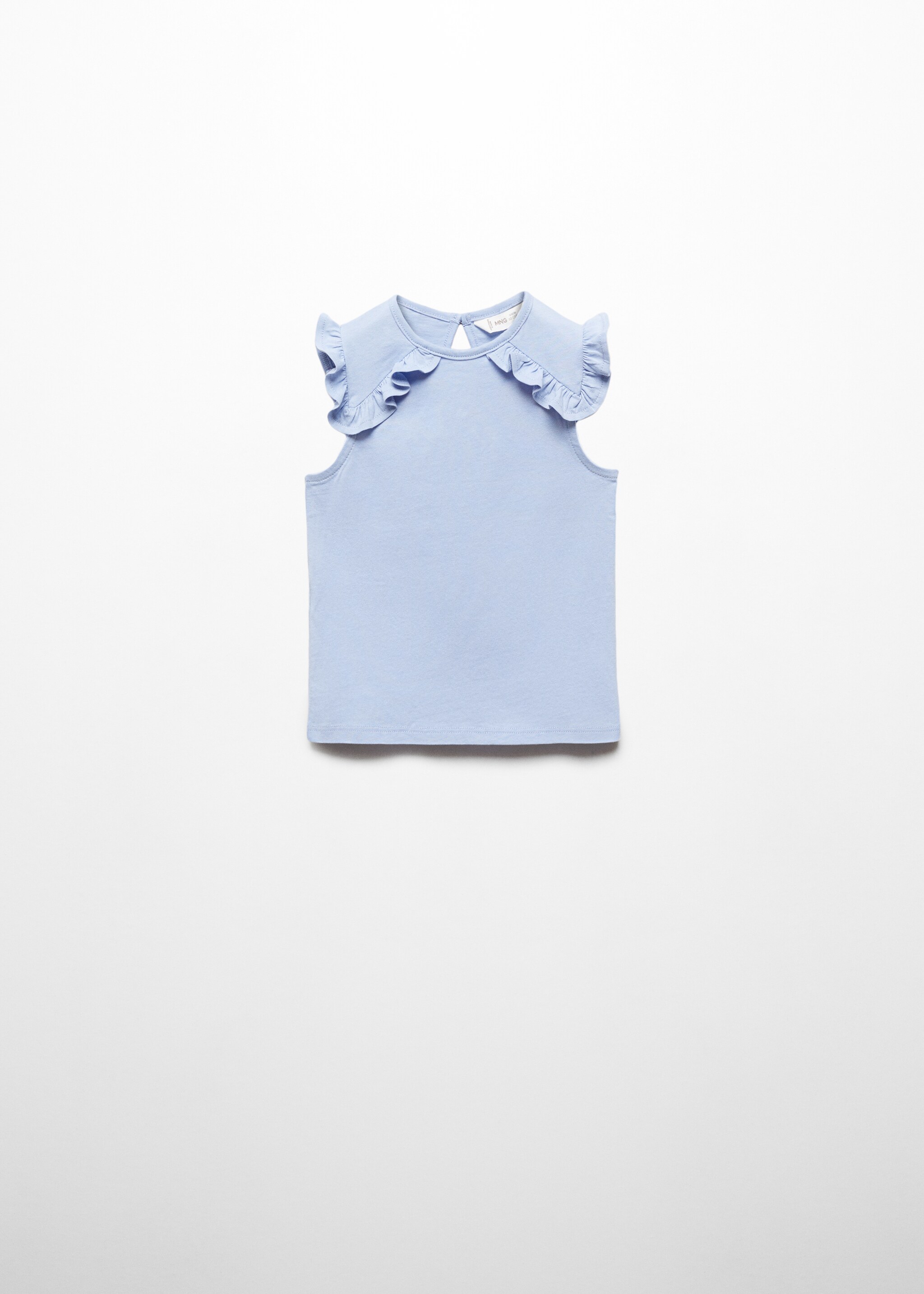 Frills cotton t-shirt - Article without model