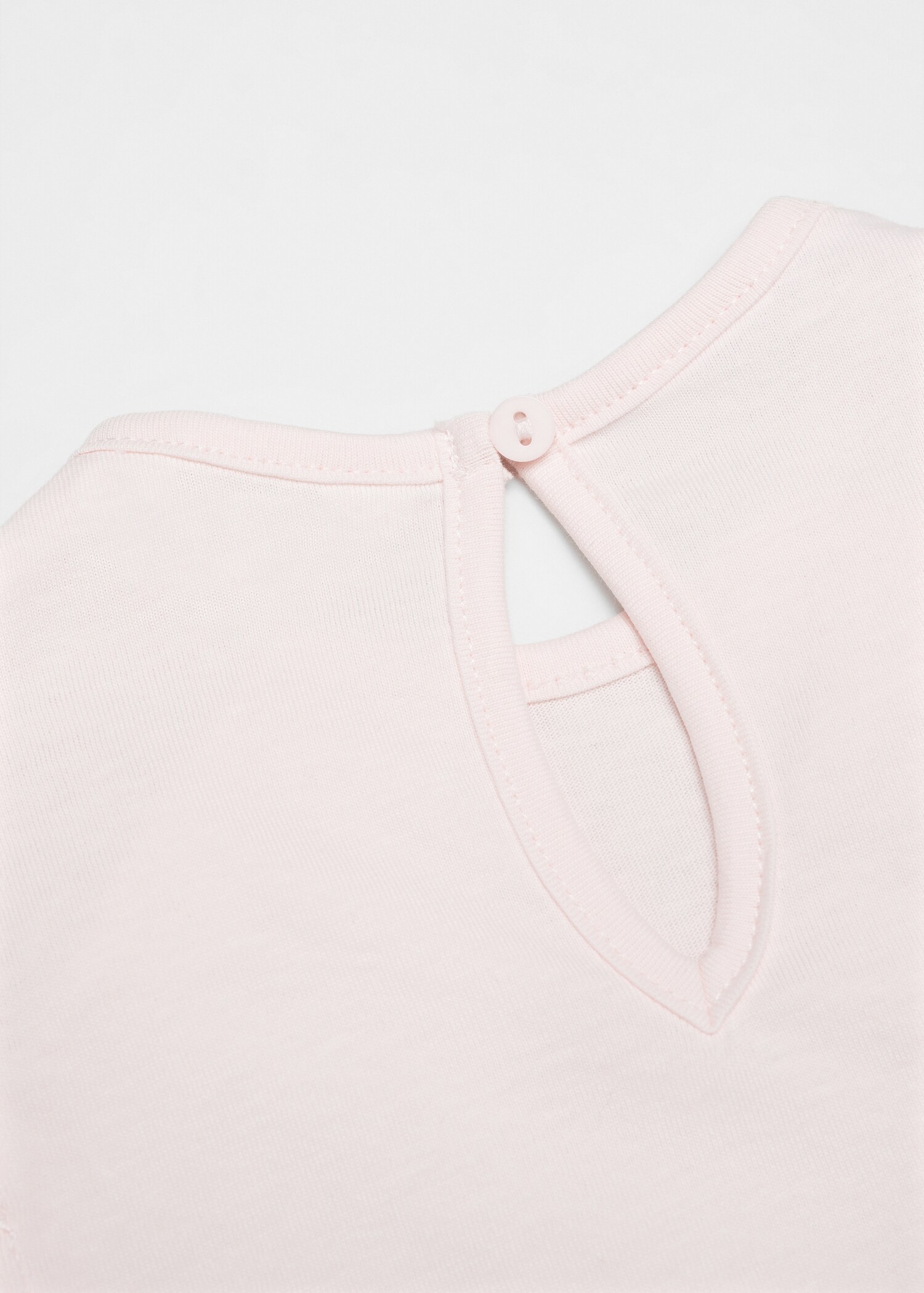 T-shirt en coton à volants - Détail de l'article 0