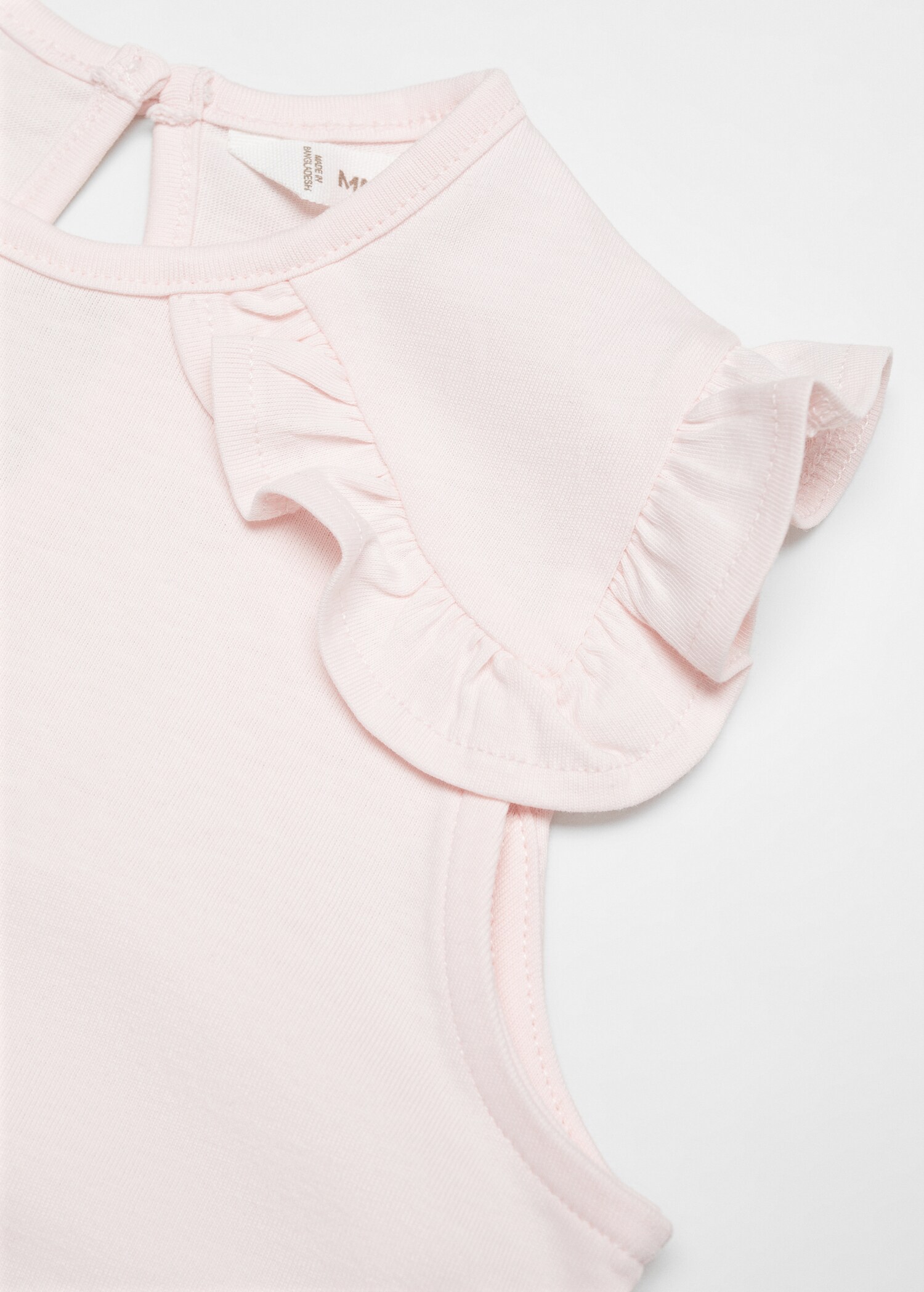 T-shirt en coton à volants - Détail de l'article 8