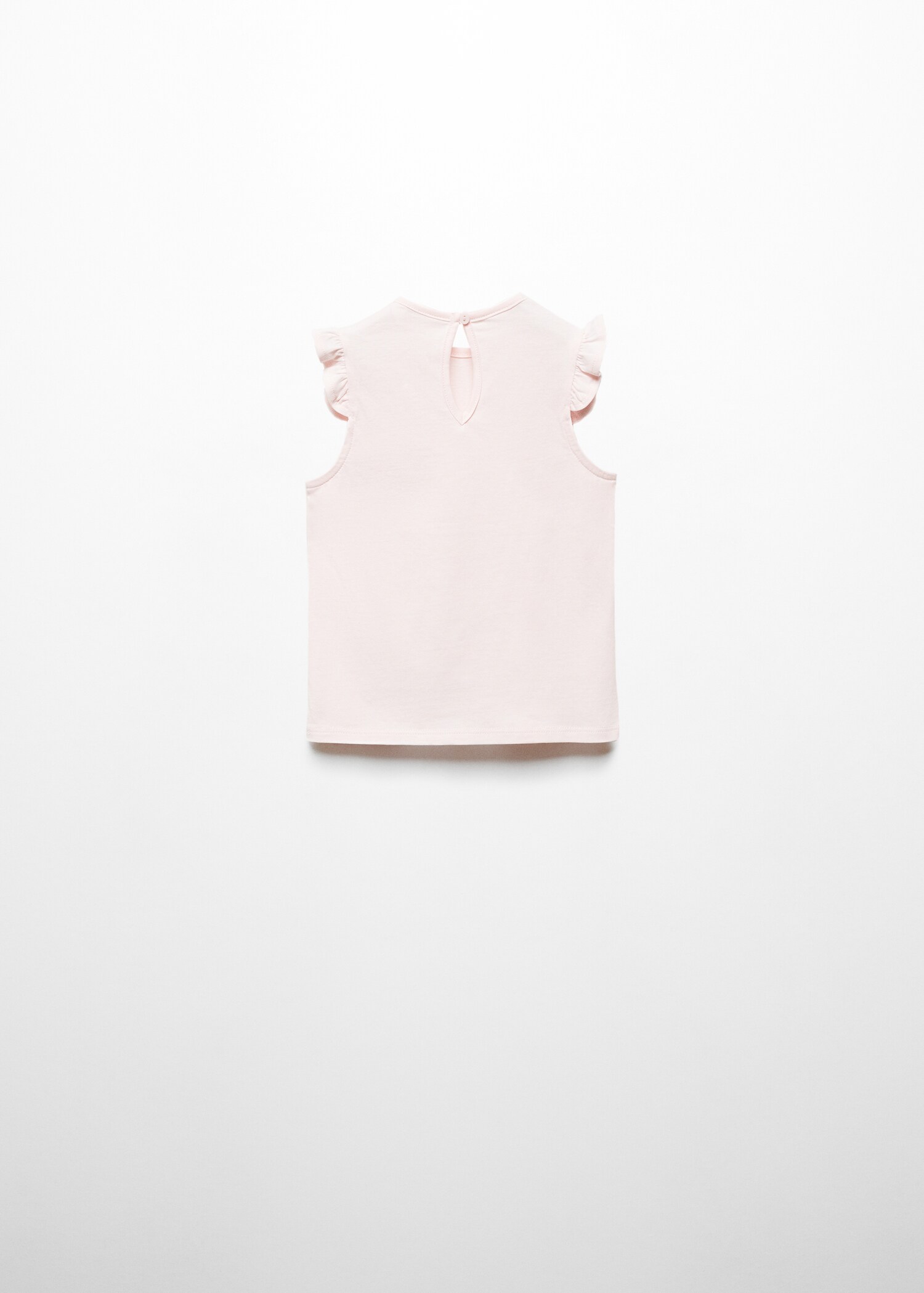 T-shirt en coton à volants - Verso de l’article