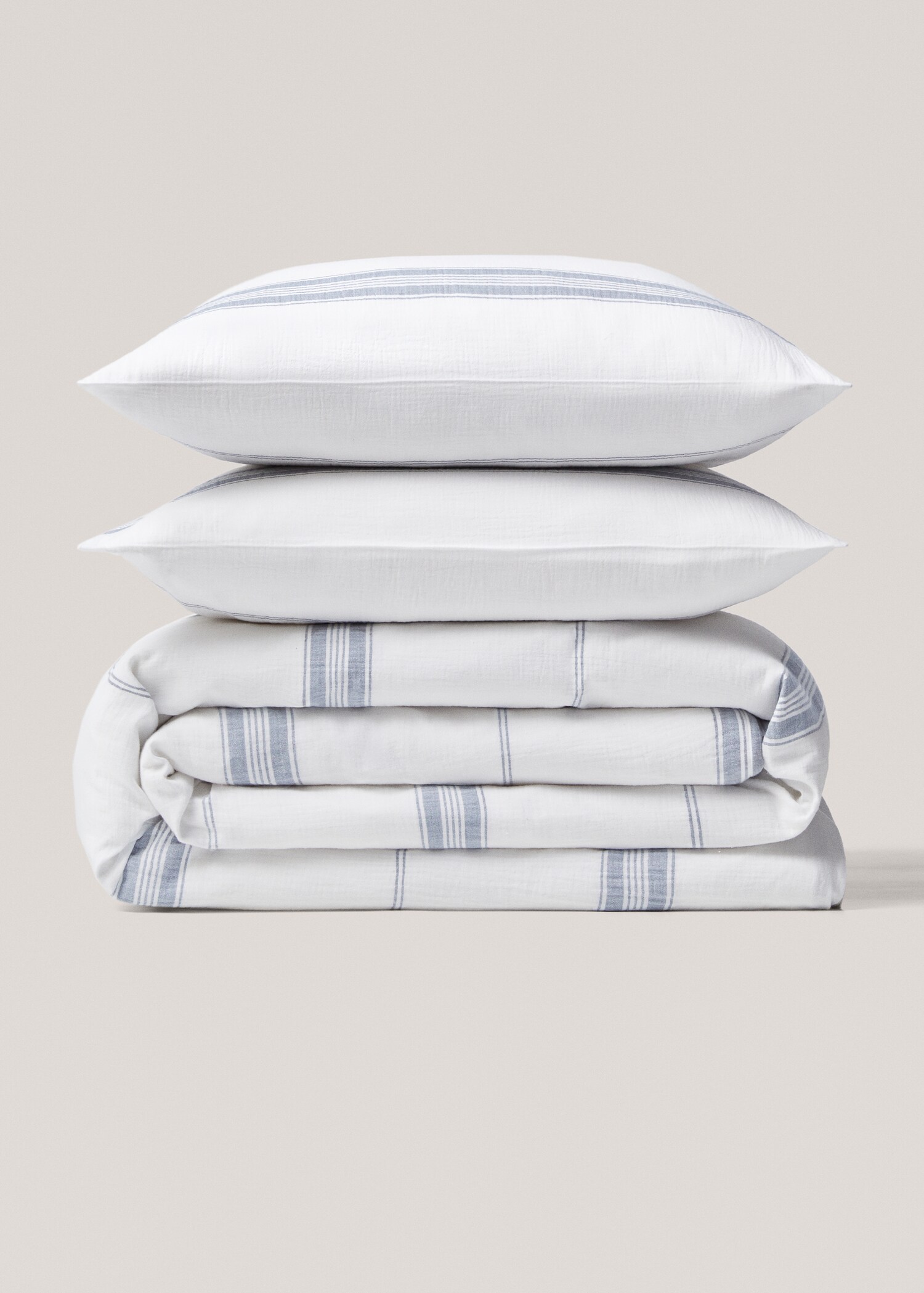 Funda nórdica gasa algodón rayas cama 135cm - Artículo sin modelo