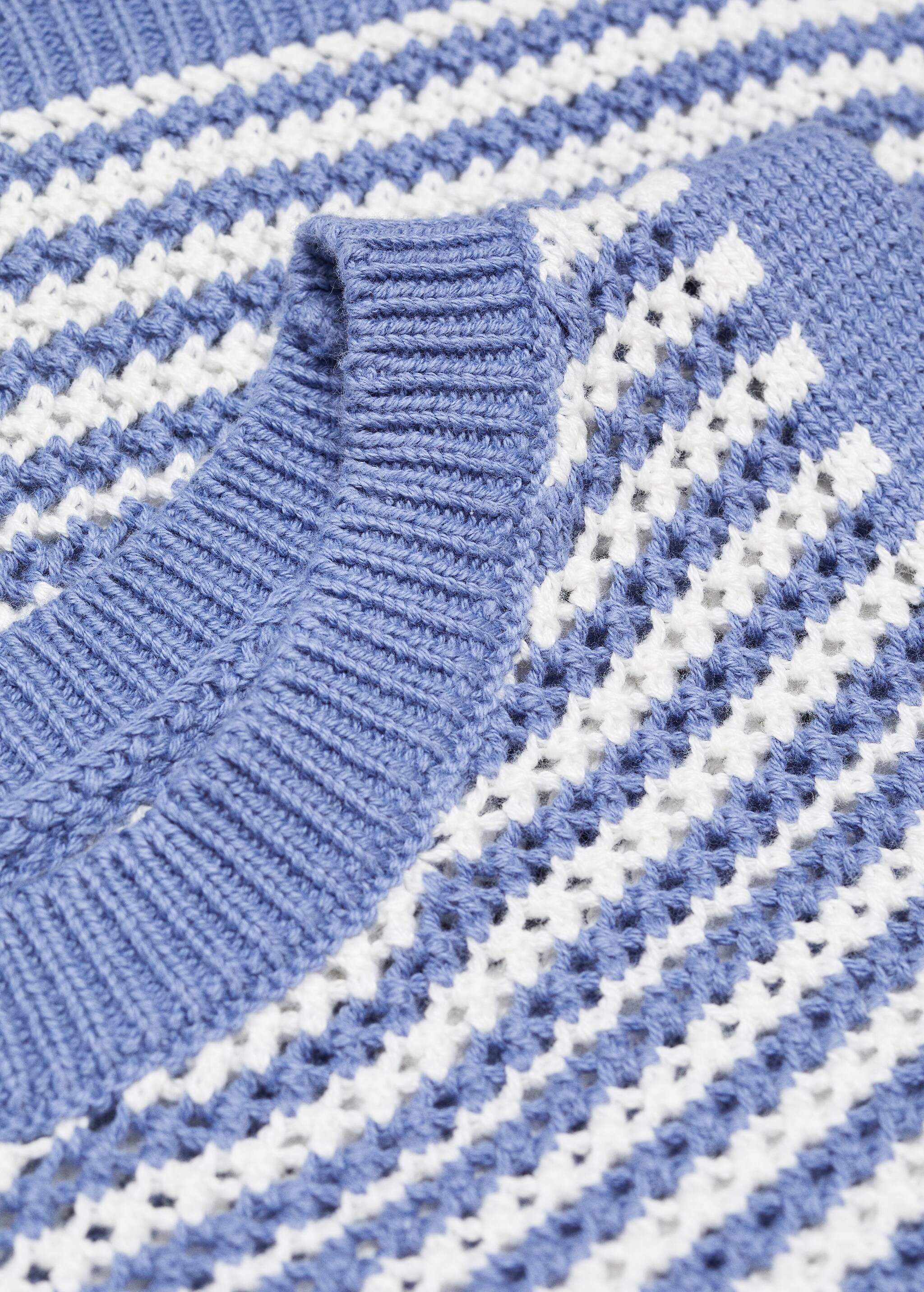 Striped knitted gilet - Details of the article 8