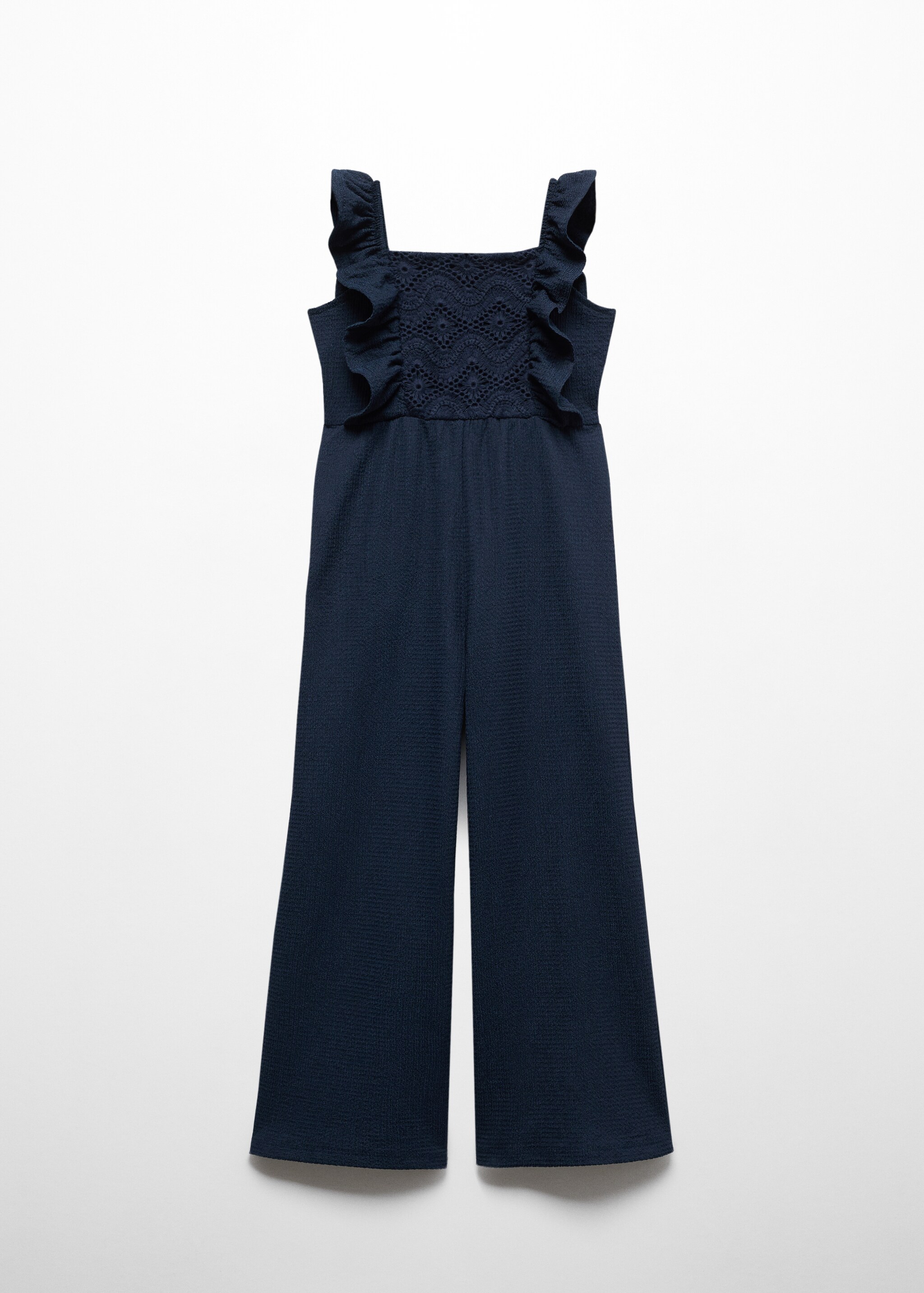 Frilled long jumpsuit - Article without model