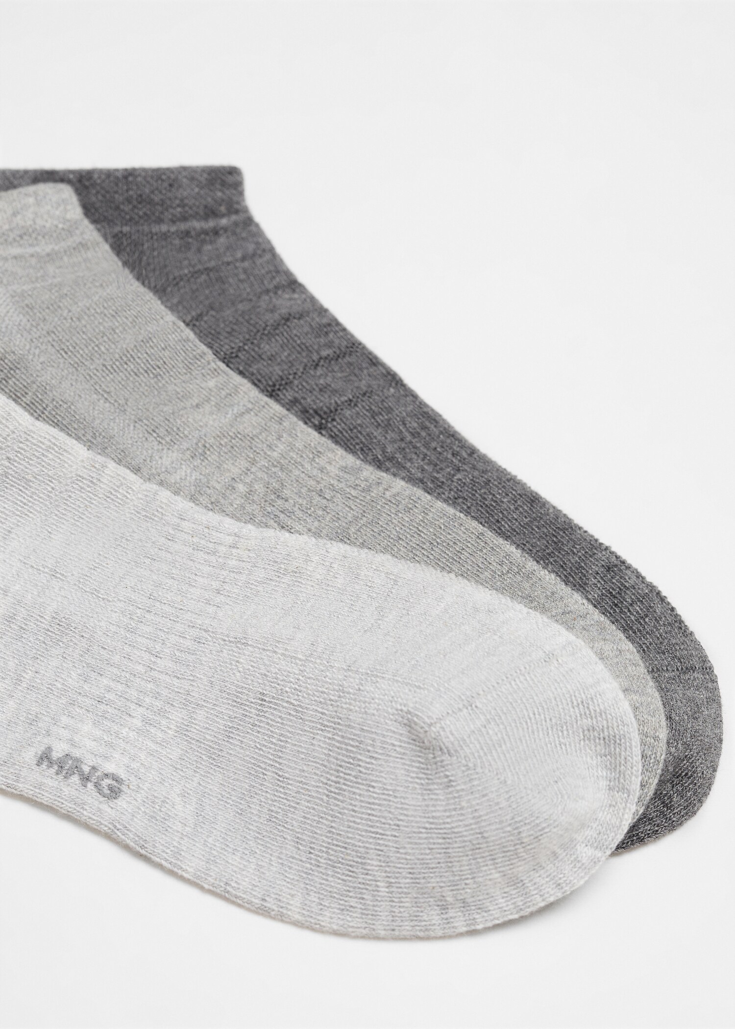 Pack of 3 plain cotton socks - Details of the article 8