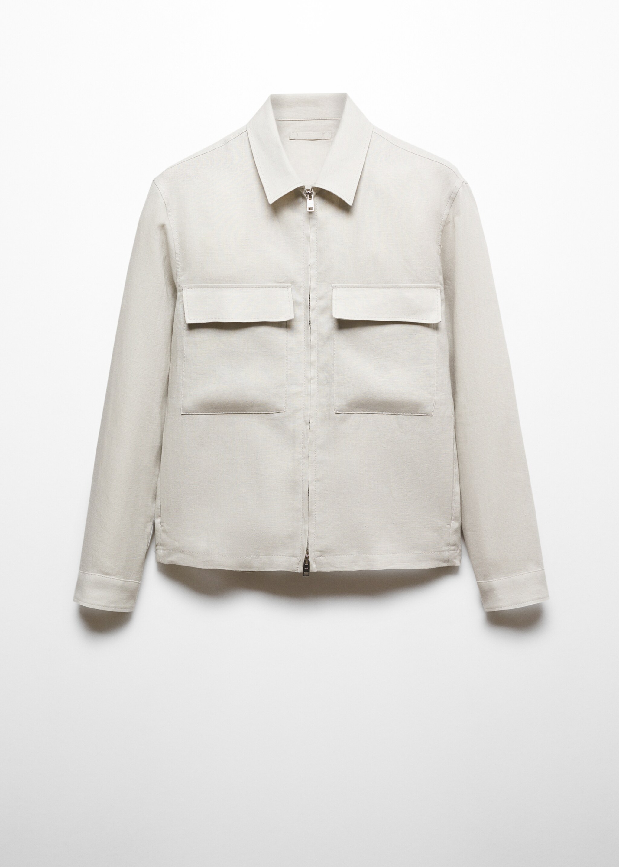 Surchemise 100 % lin poches - Article sans modèle