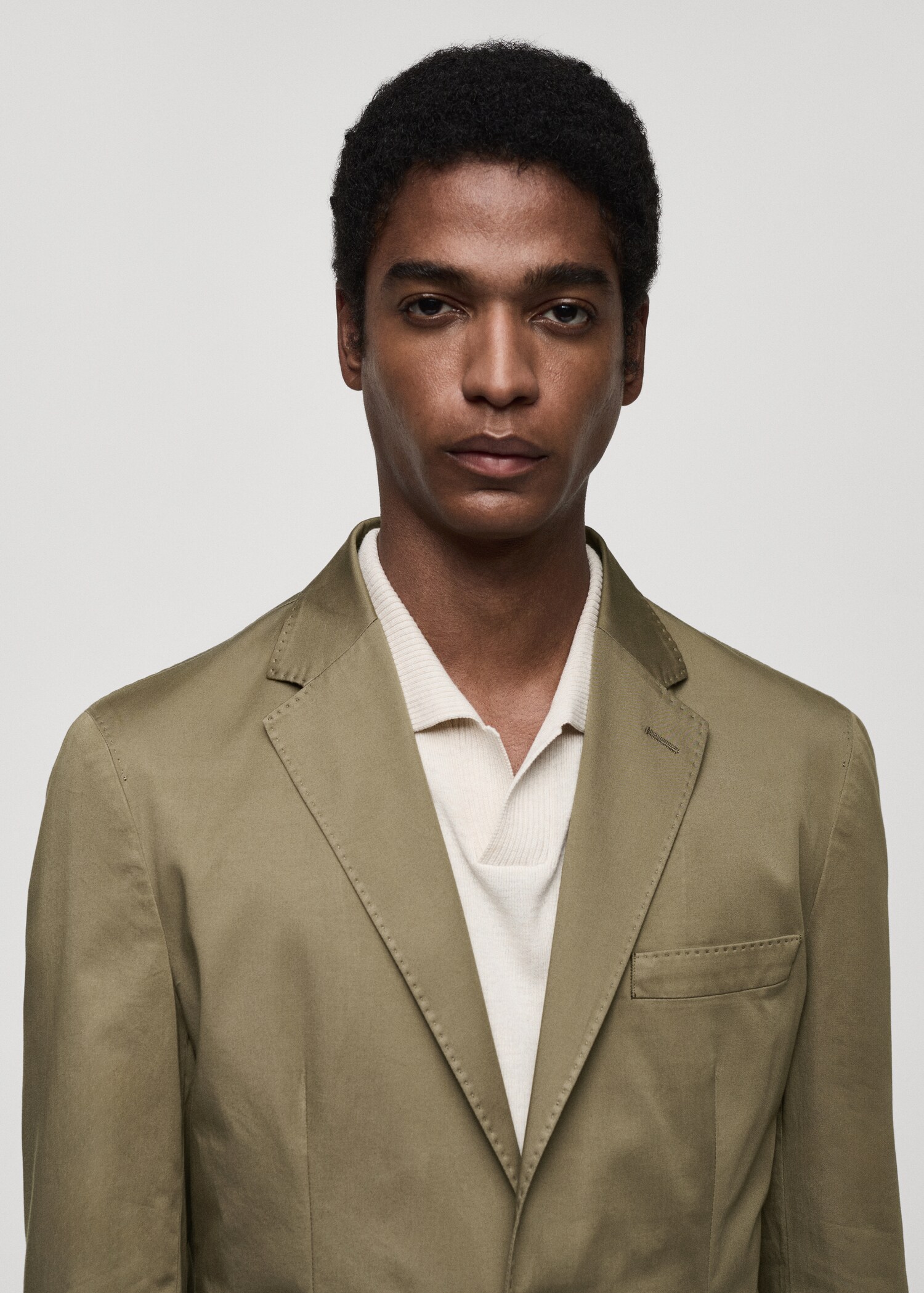Veste slim fit coton - Détail de l'article 1