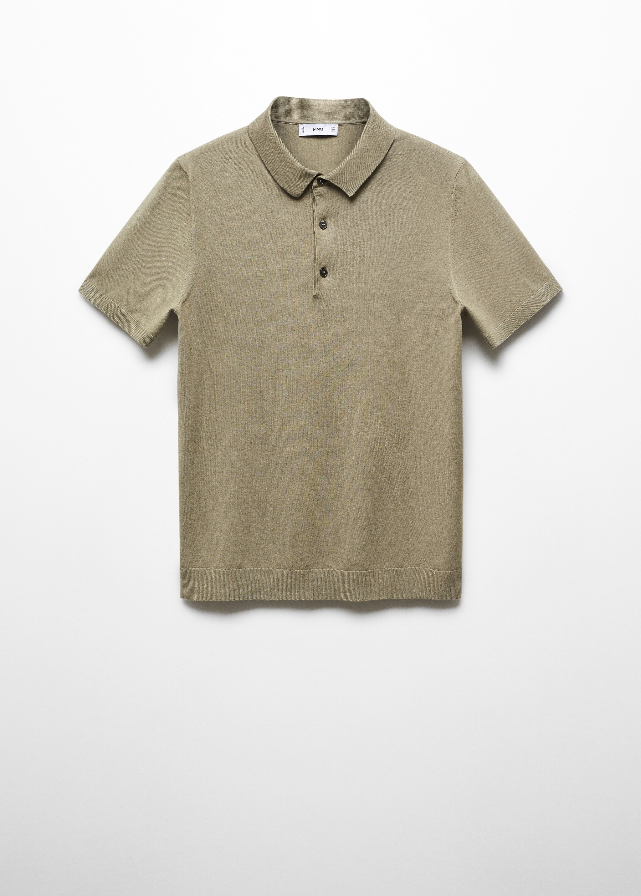Fine-knit polo shirt - Article without model