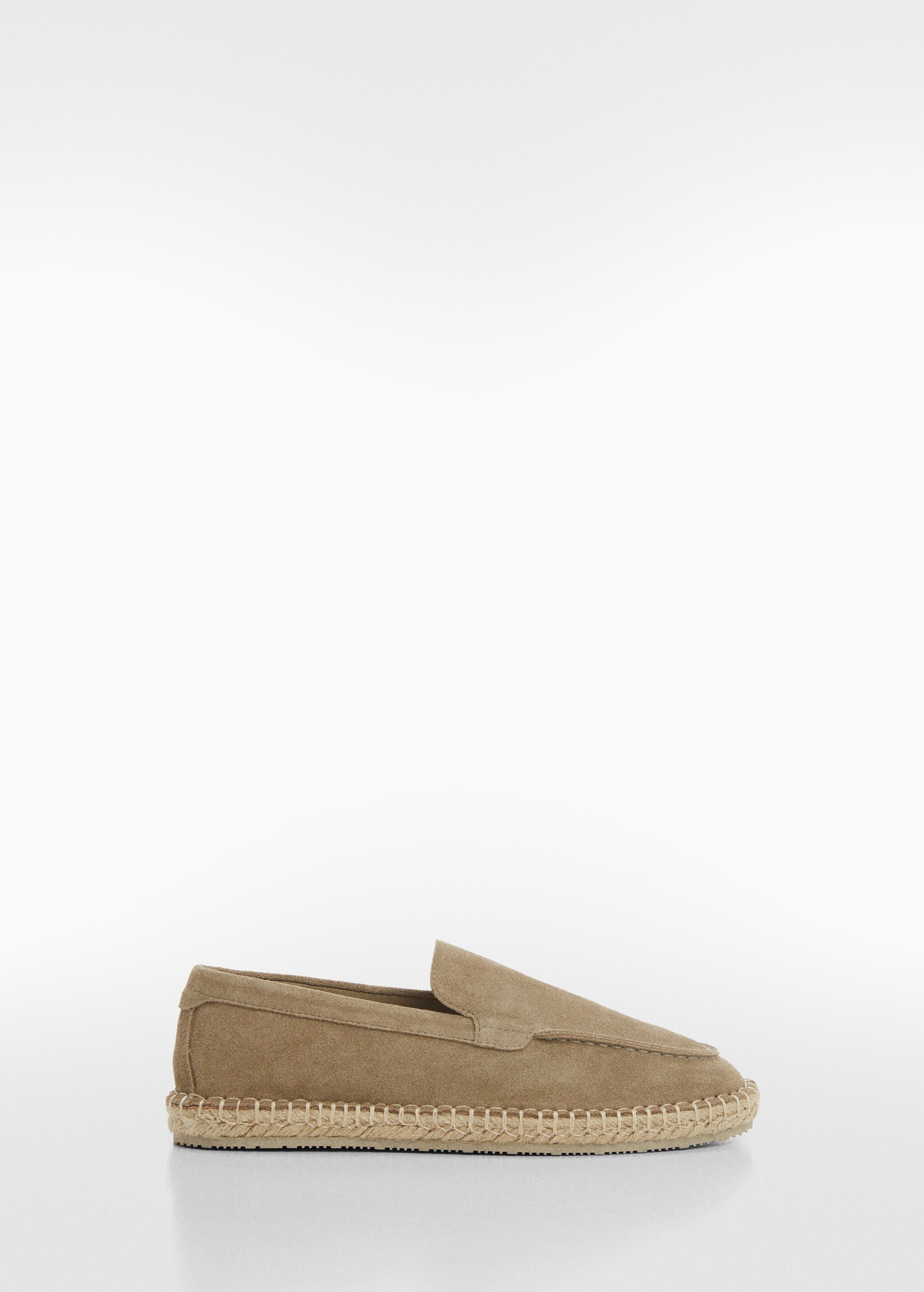 Jute suede leather espadrille - Article without model
