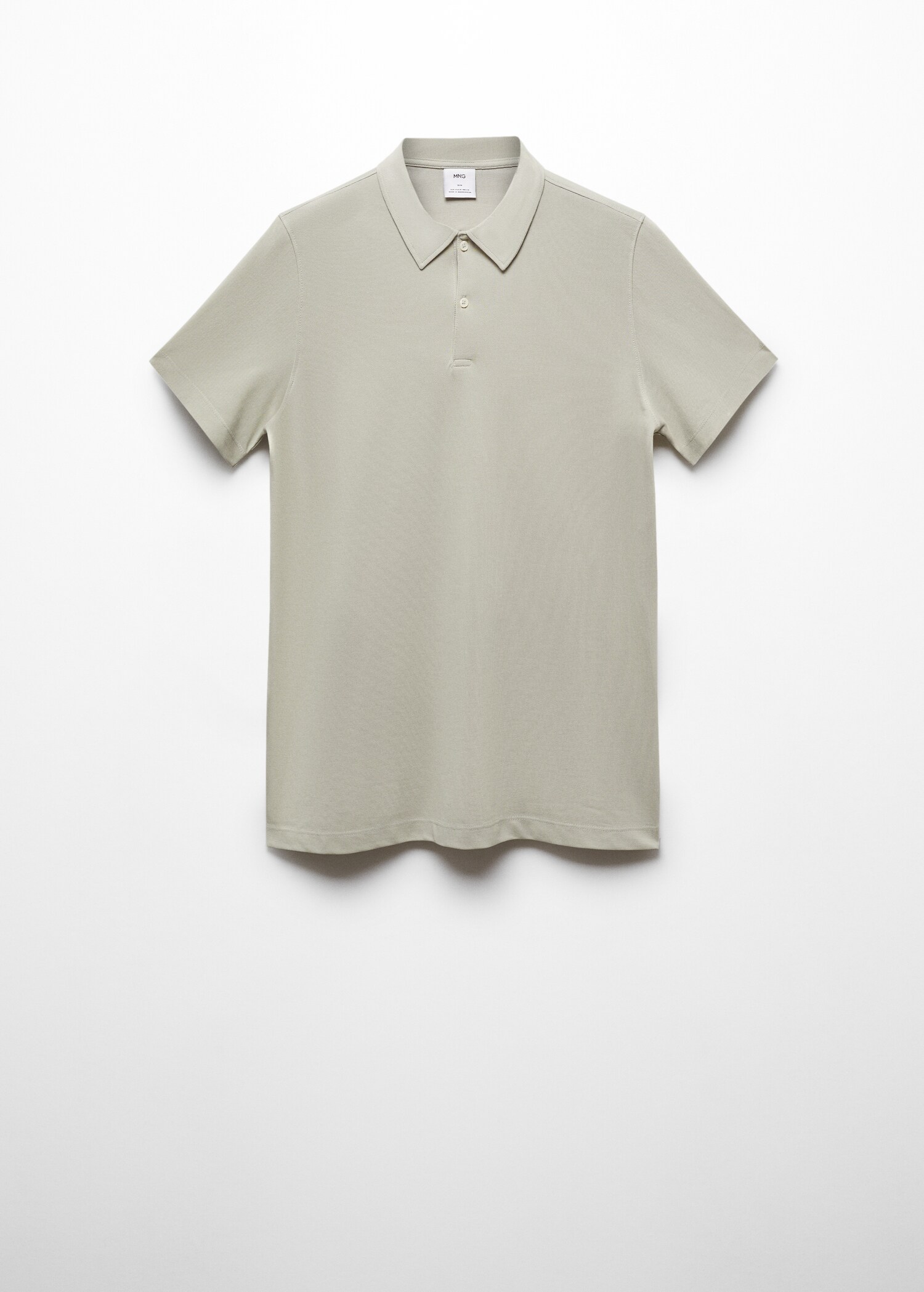 Polo slim fit algodón textura - Artículo sin modelo