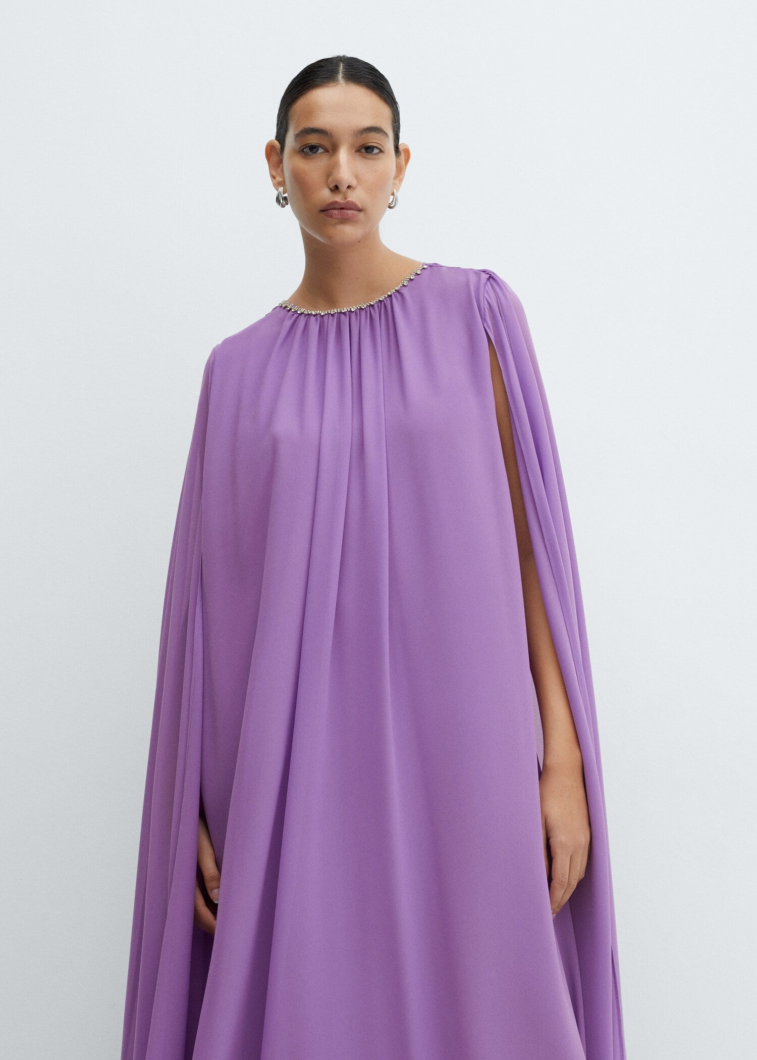 Sleeve slit dress - Medium plane