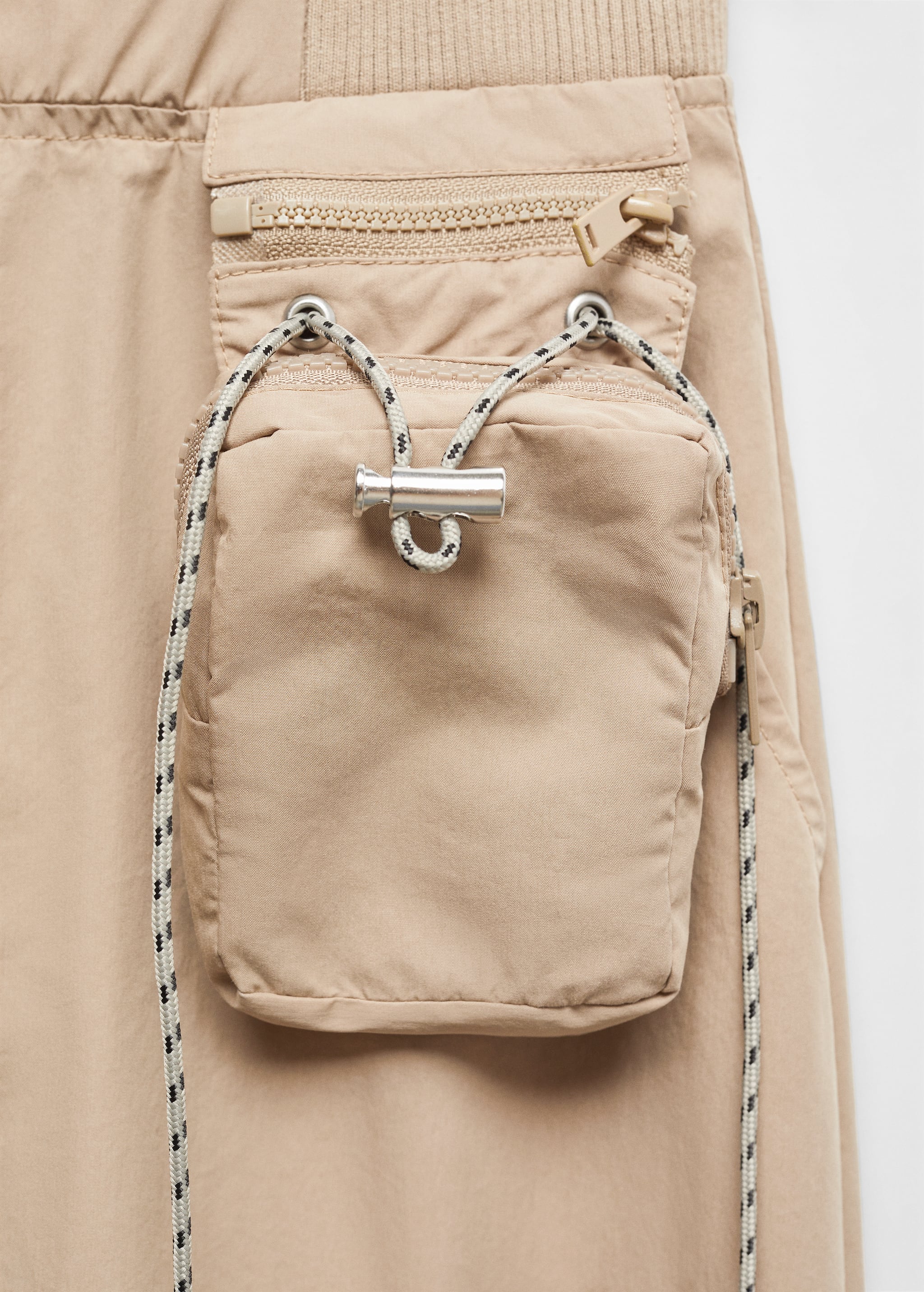 Long cargo skirt with pocket - Details of the article 8
