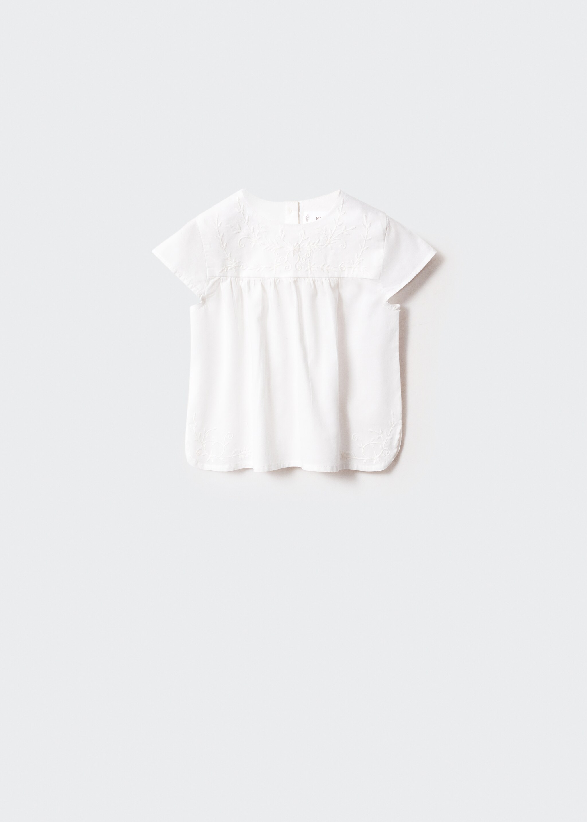 Хлопковая рубашка с вышивкой - Изделие без модели