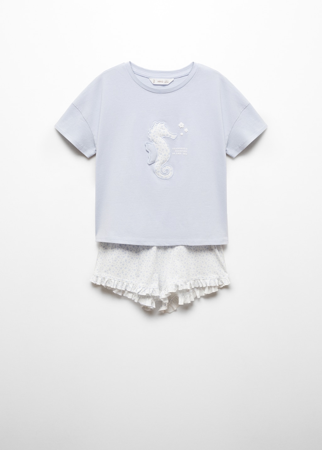 Mango Kurzer Print-Pyjama