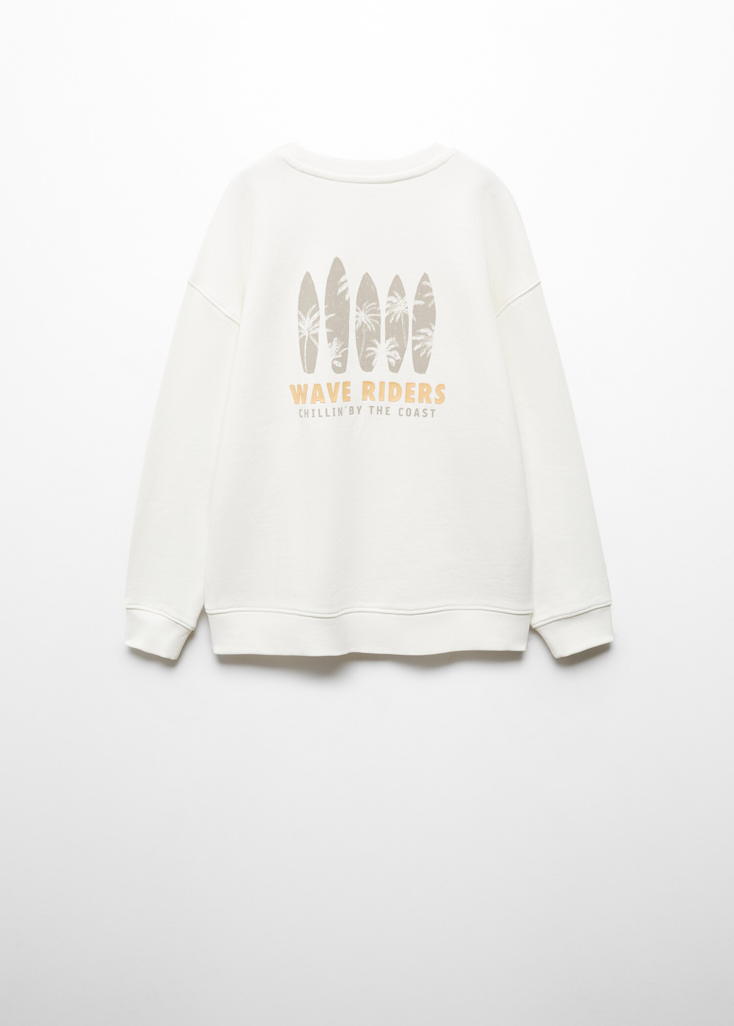 Sudadera algodón estampada - Reverso del artículo