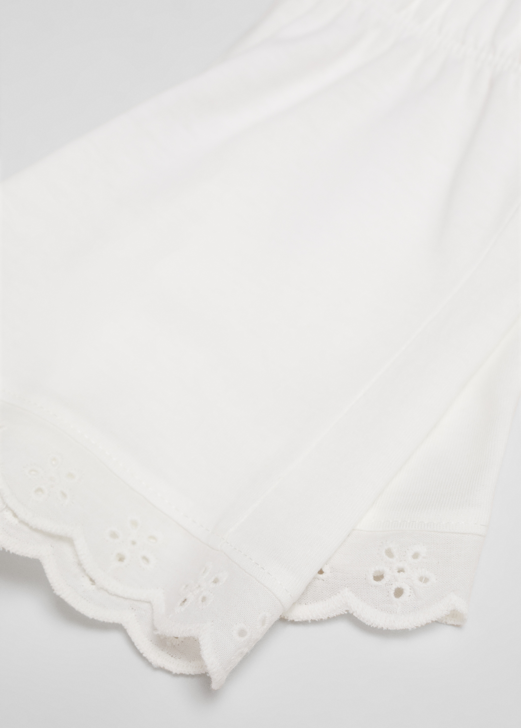Ruffled cotton pyjamas - Details of the article 8