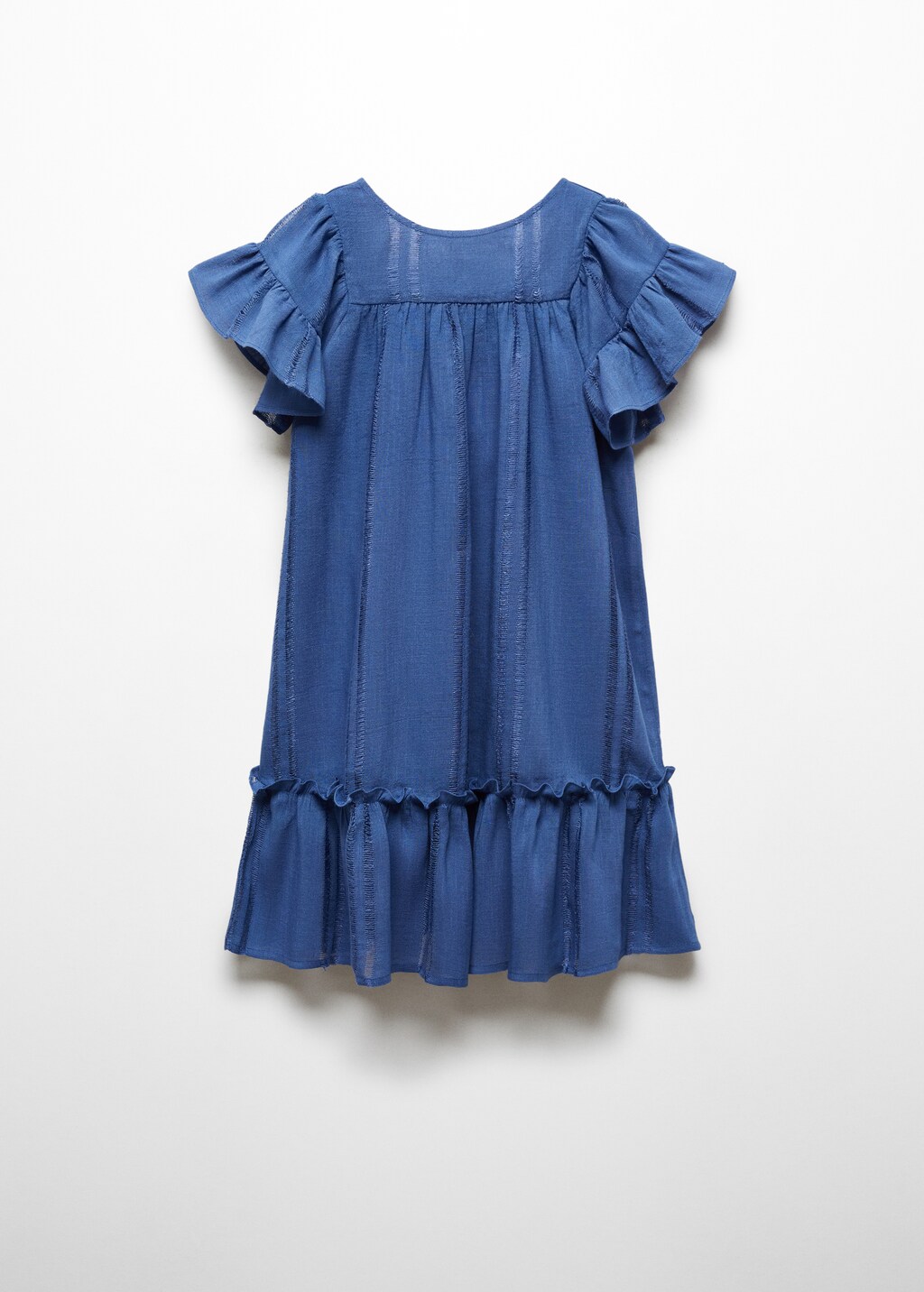 Blue short flowy dress online