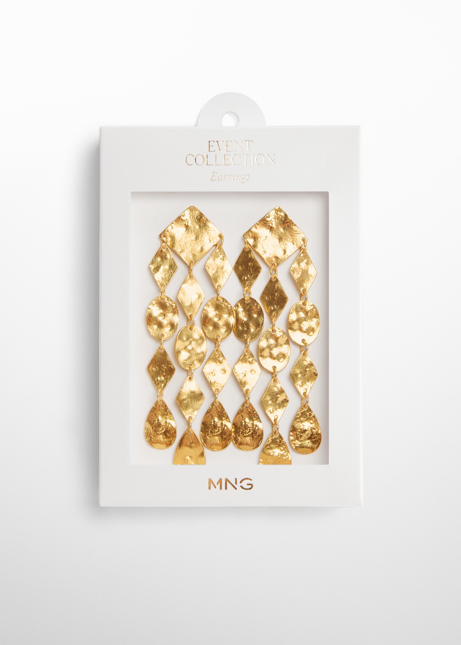 Brincos compridos geométricos - Pormenor do artigo 1