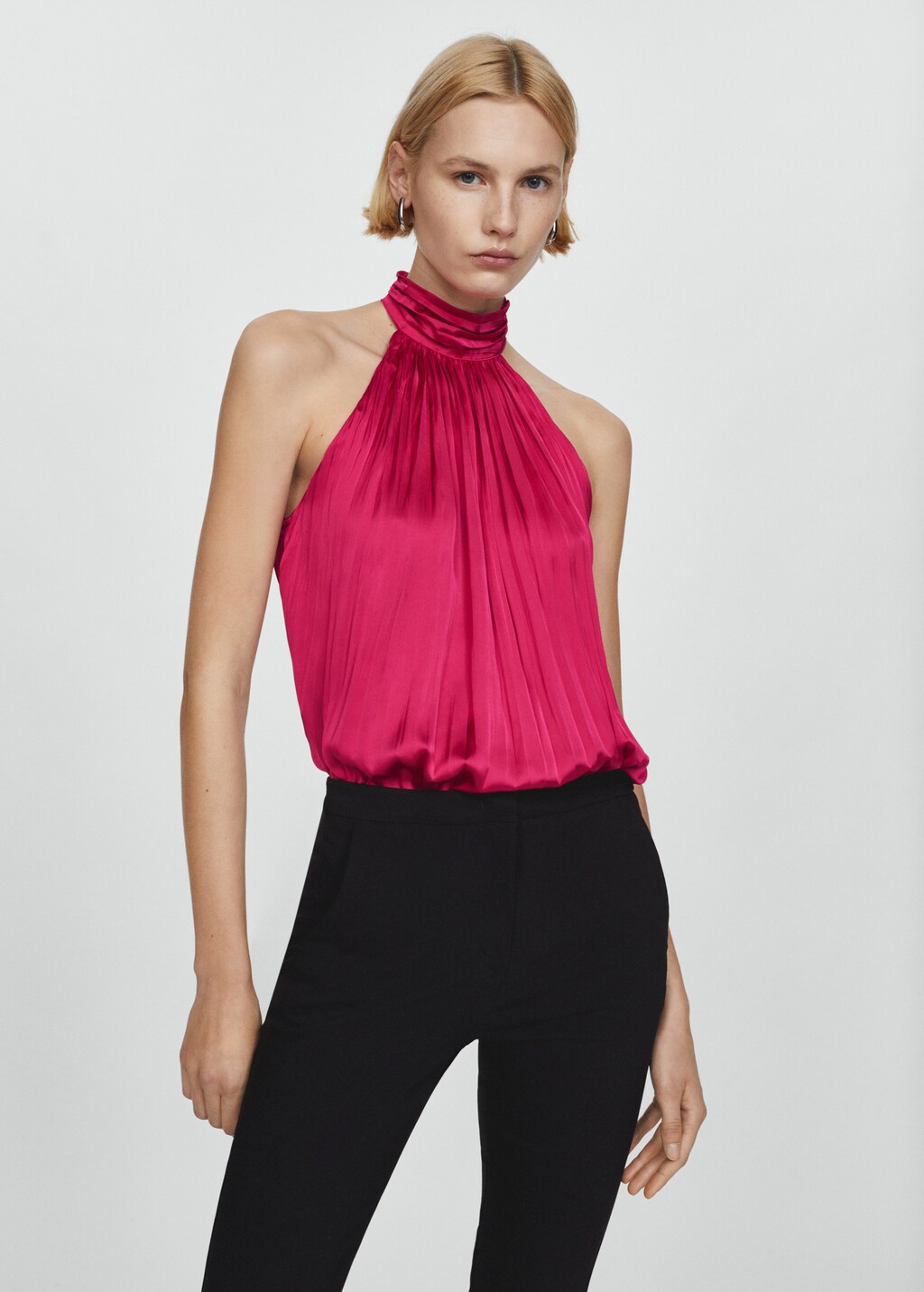 Blusa cuello alto mujer sale