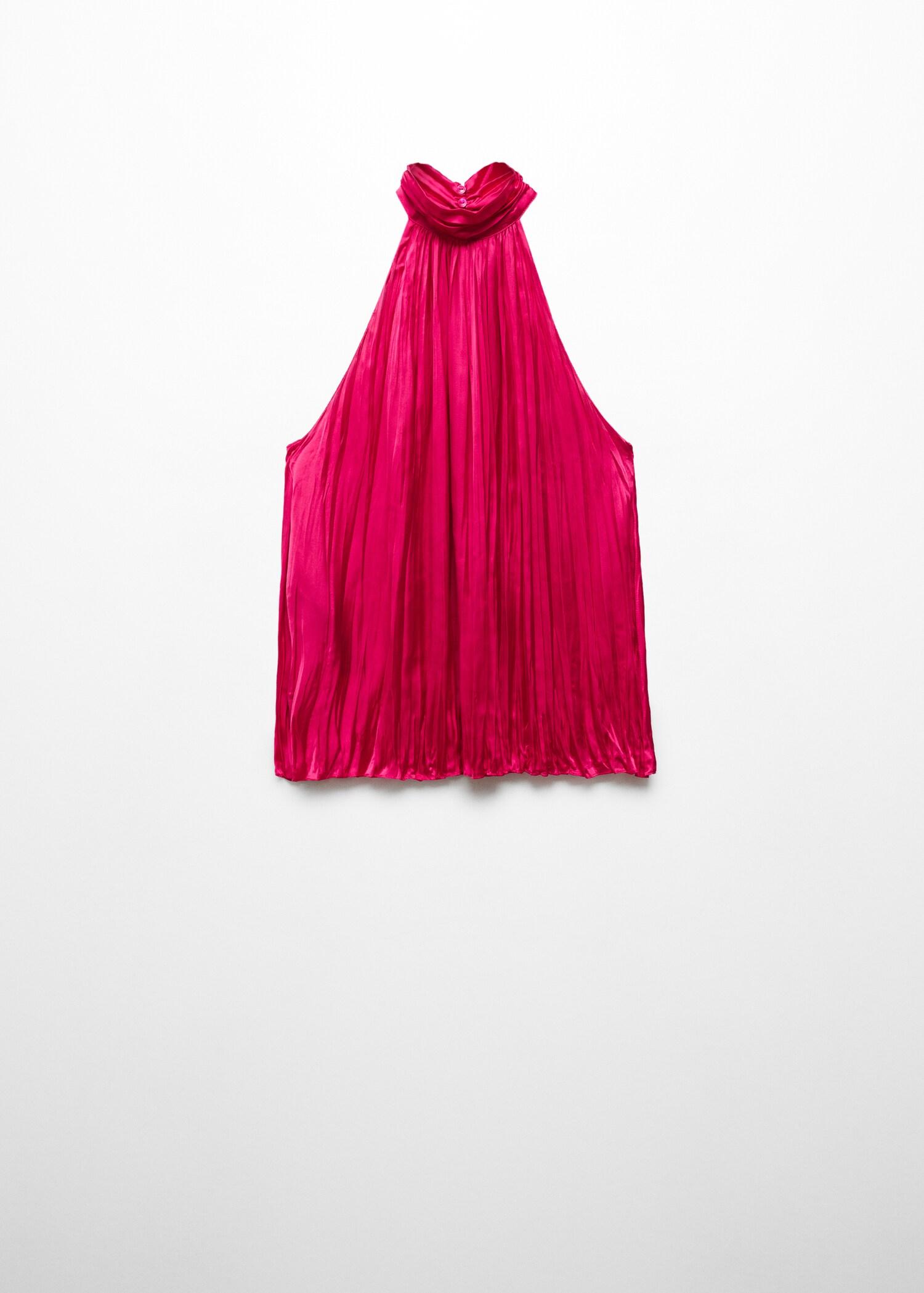 Turtleneck pleated blouse - Article without model