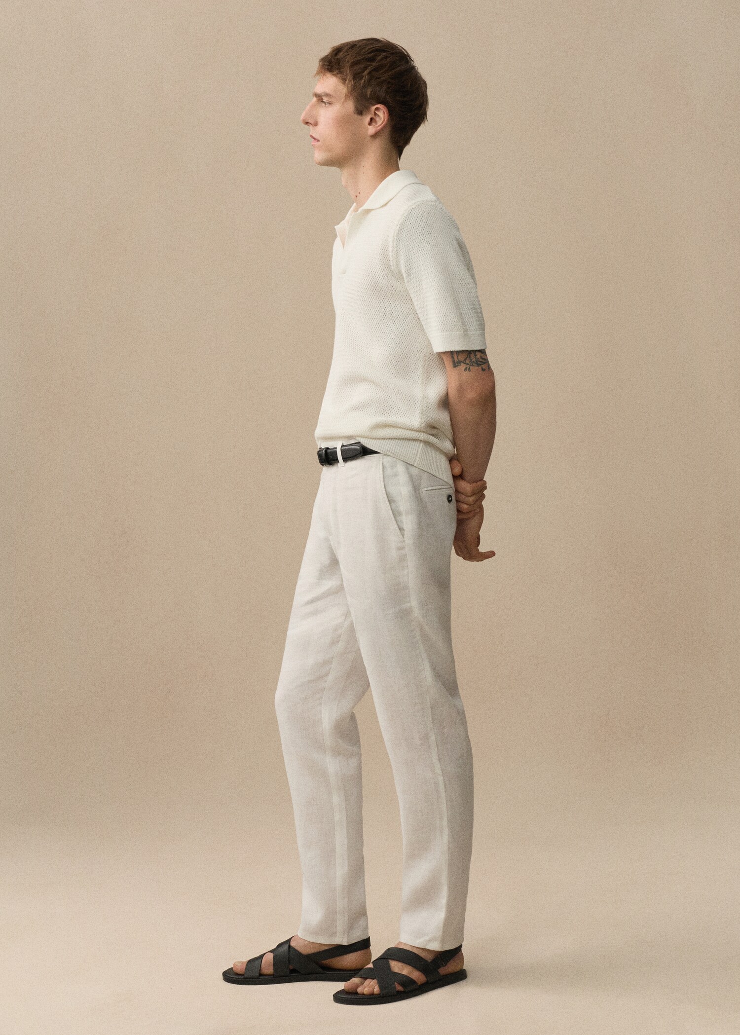Pantalon 100 % lin slim fit - Détail de l'article 5