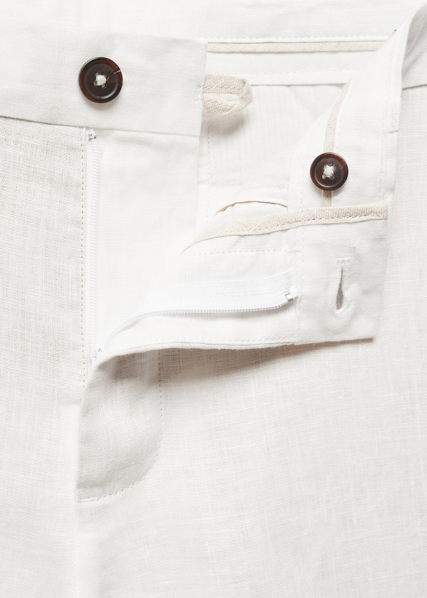 Pantalon 100 % lin slim fit - Détail de l'article 8