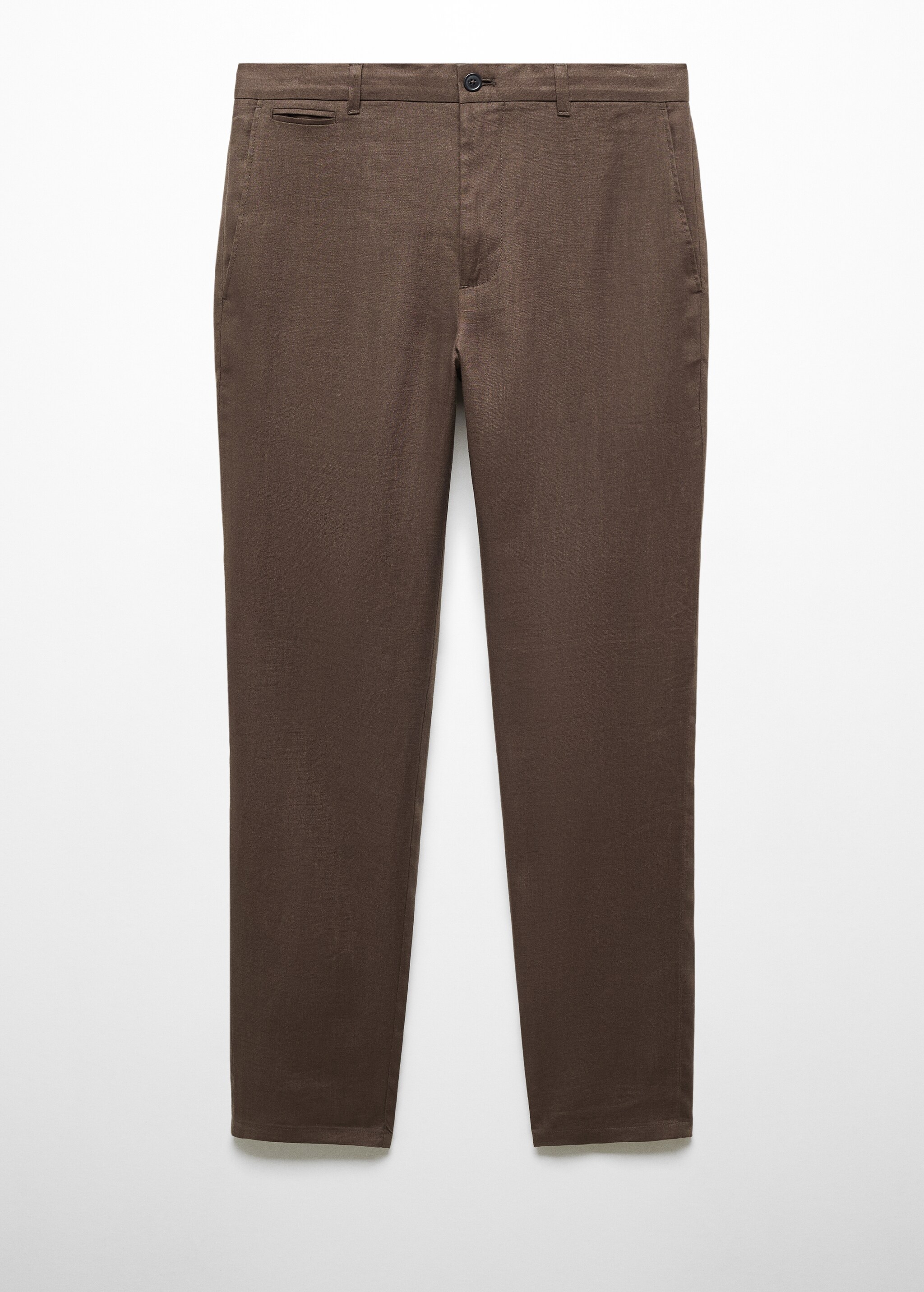 Pantaloni 100% lino slim fit - Articolo senza modello