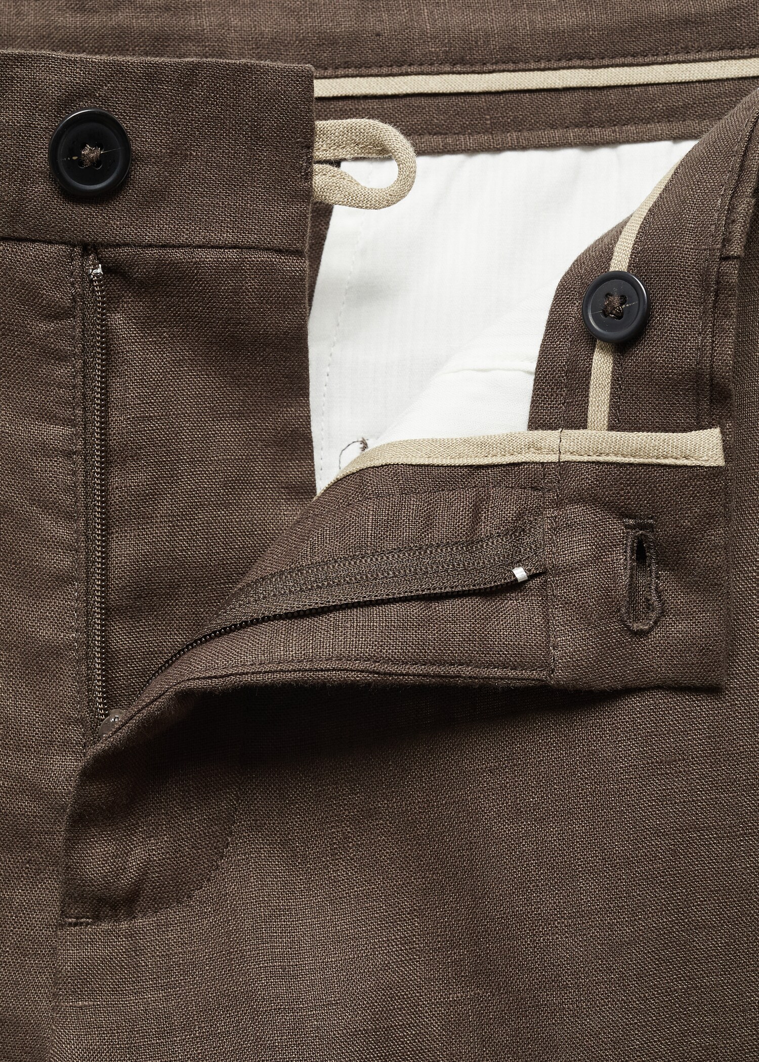 Pantalon 100 % lin slim fit - Détail de l'article 8