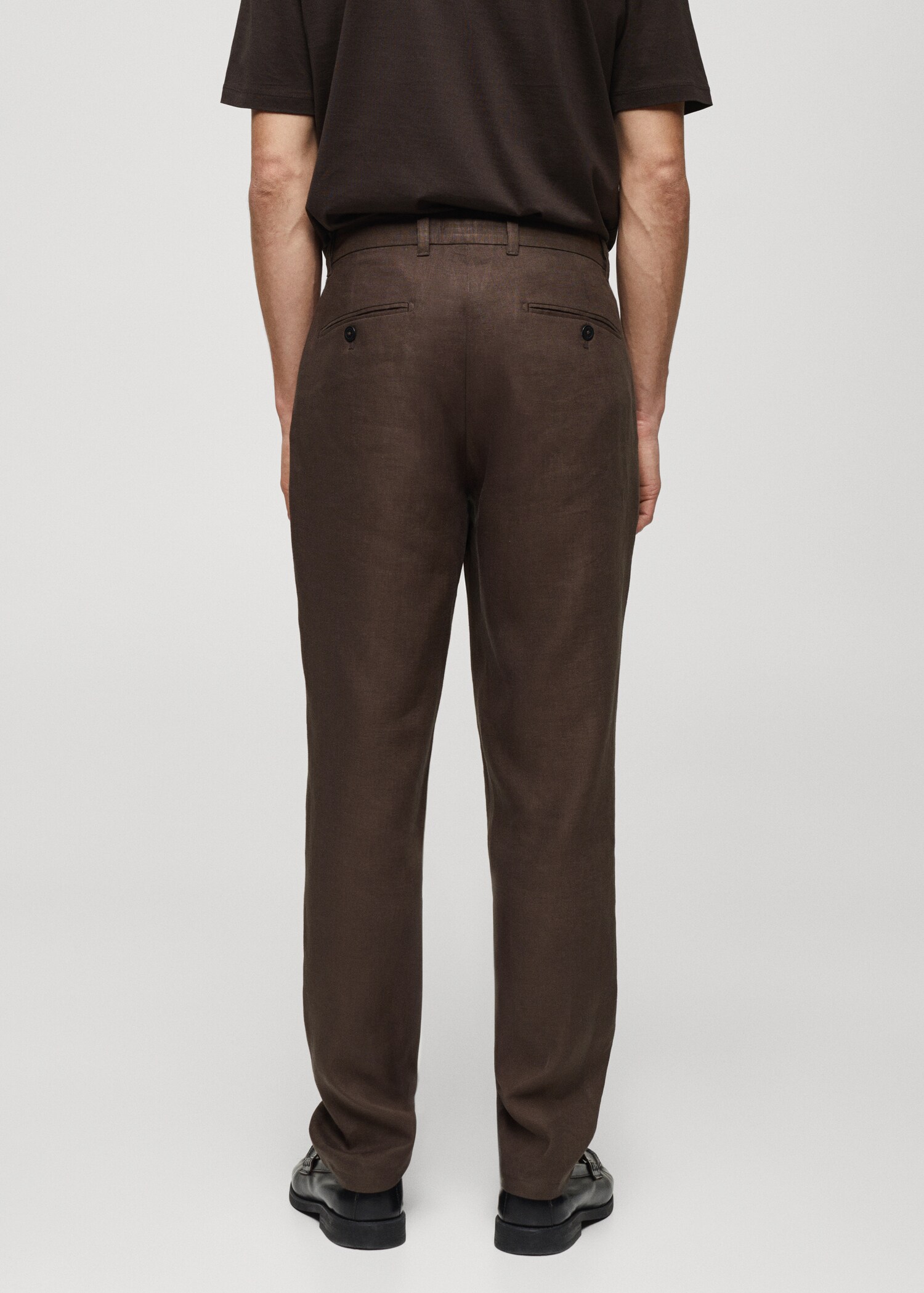 Pantalon 100 % lin slim fit - Verso de l’article