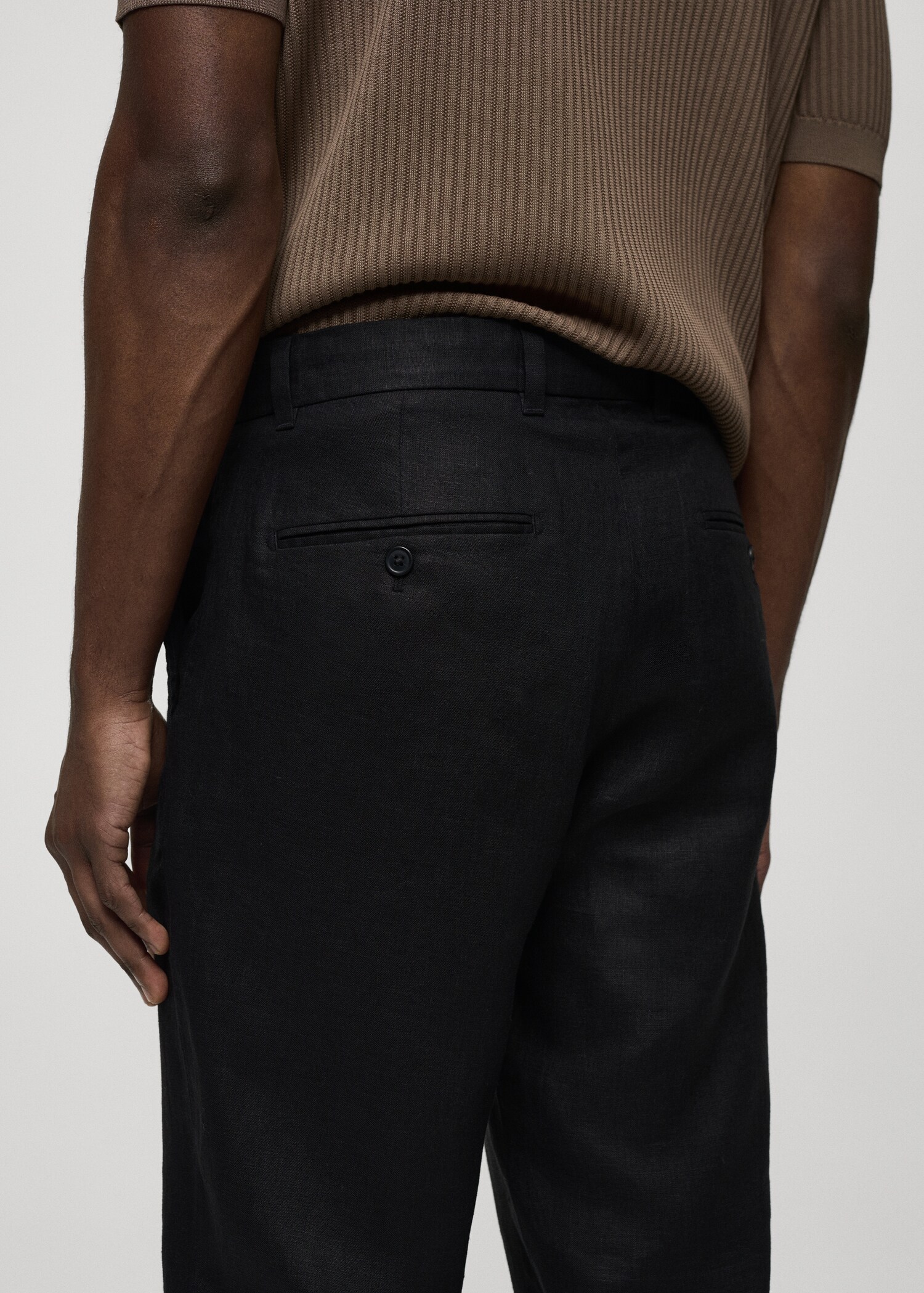 Pantalon 100 % lin slim fit - Détail de l'article 4