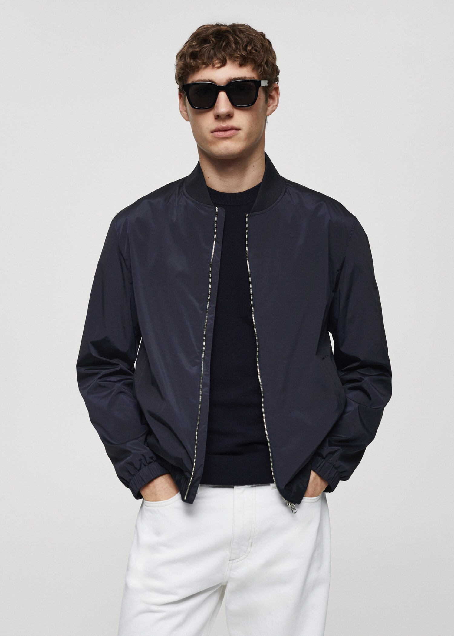 Chaqueta bomber water repellent - Plano medio