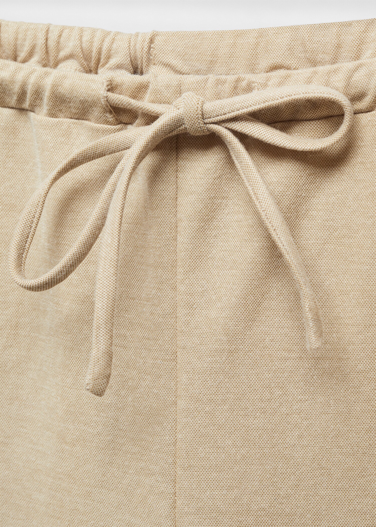 Wideleg trousers with elastic waist - Details of the article 8