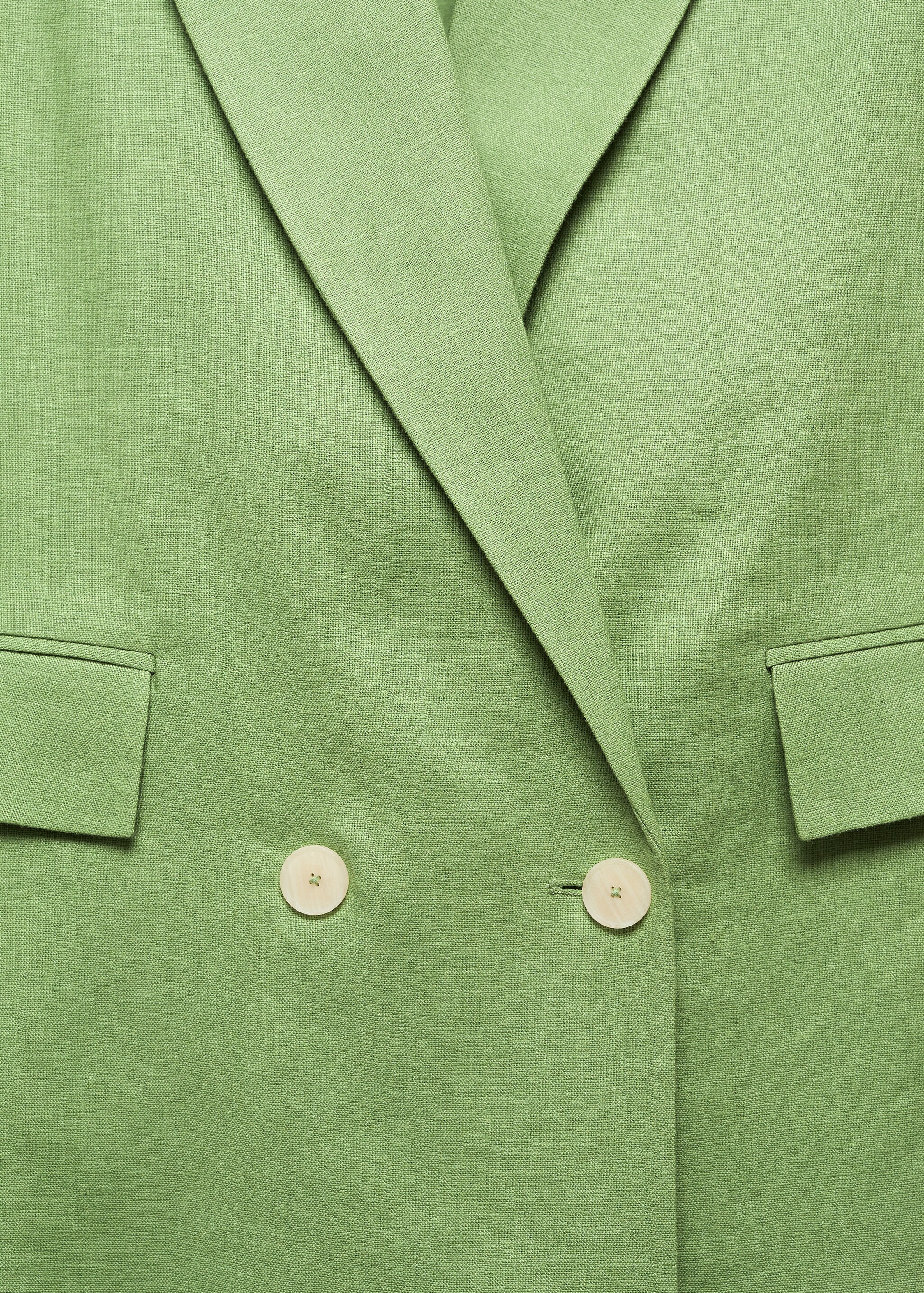 Костюмный пиджак 100% лен  - Деталь изделия 8