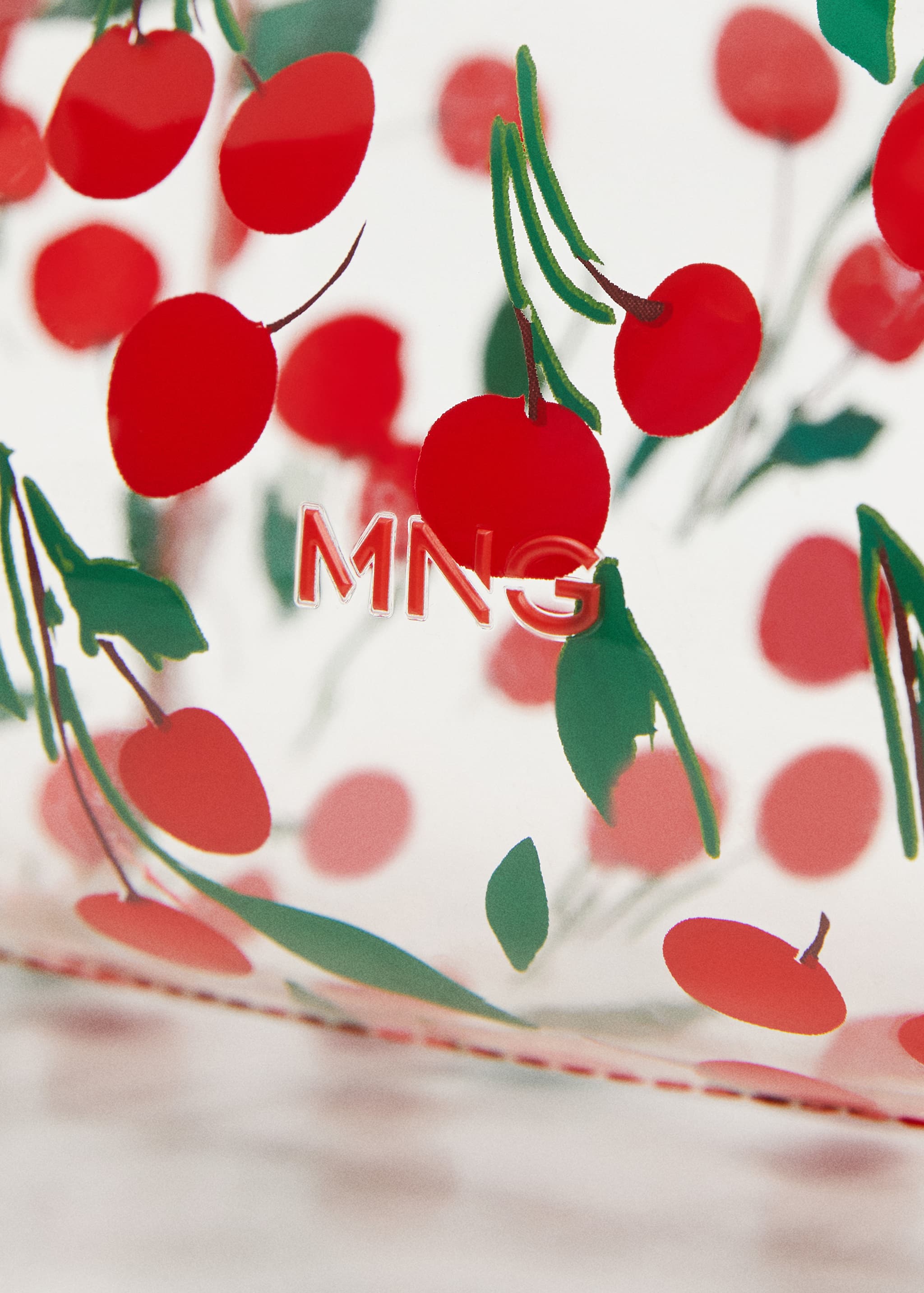 Transparent toiletry bag cherries - Details of the article 1