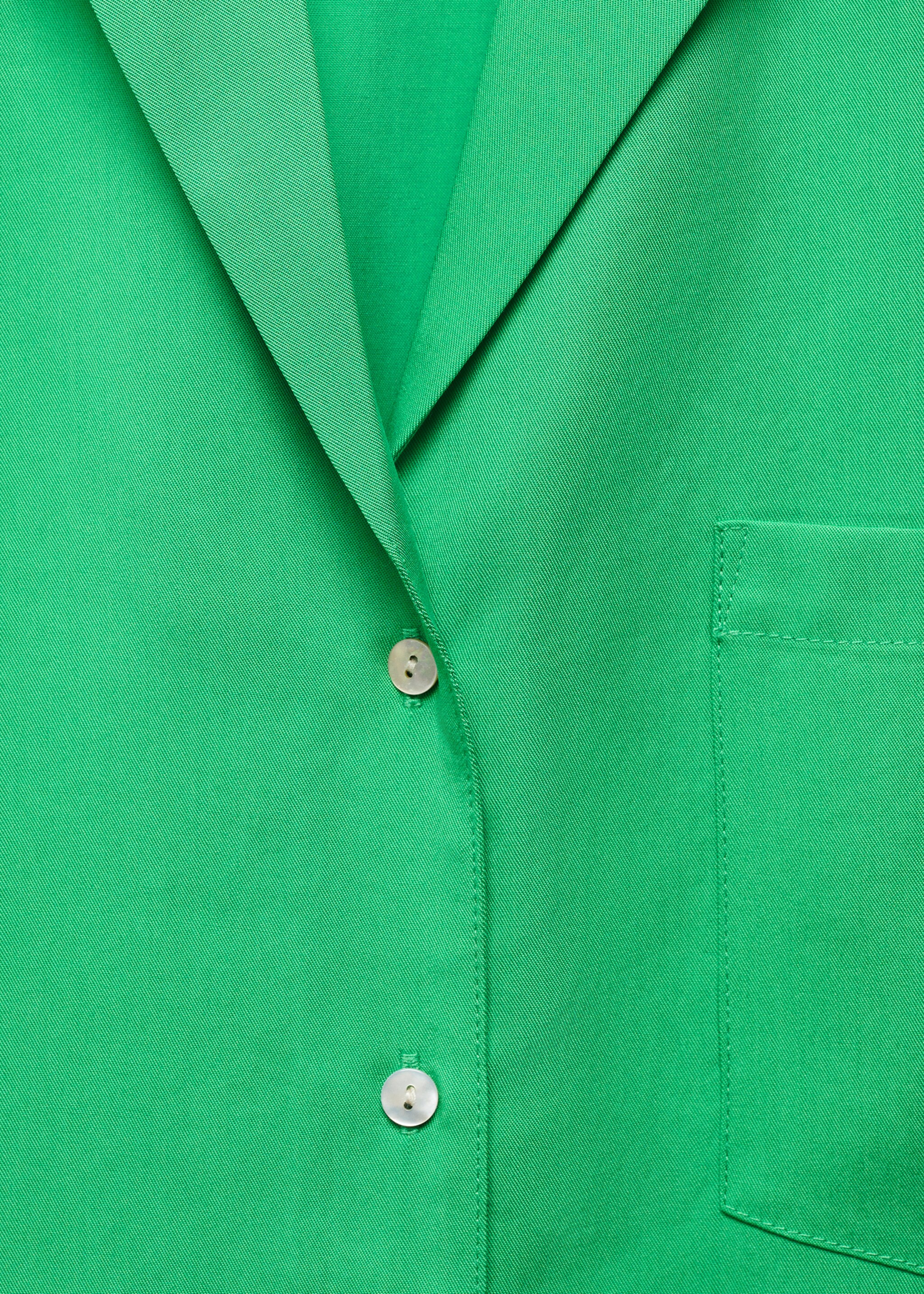 100% lyocell shirt - Details of the article 8, Green. Ref: 67037120-00.