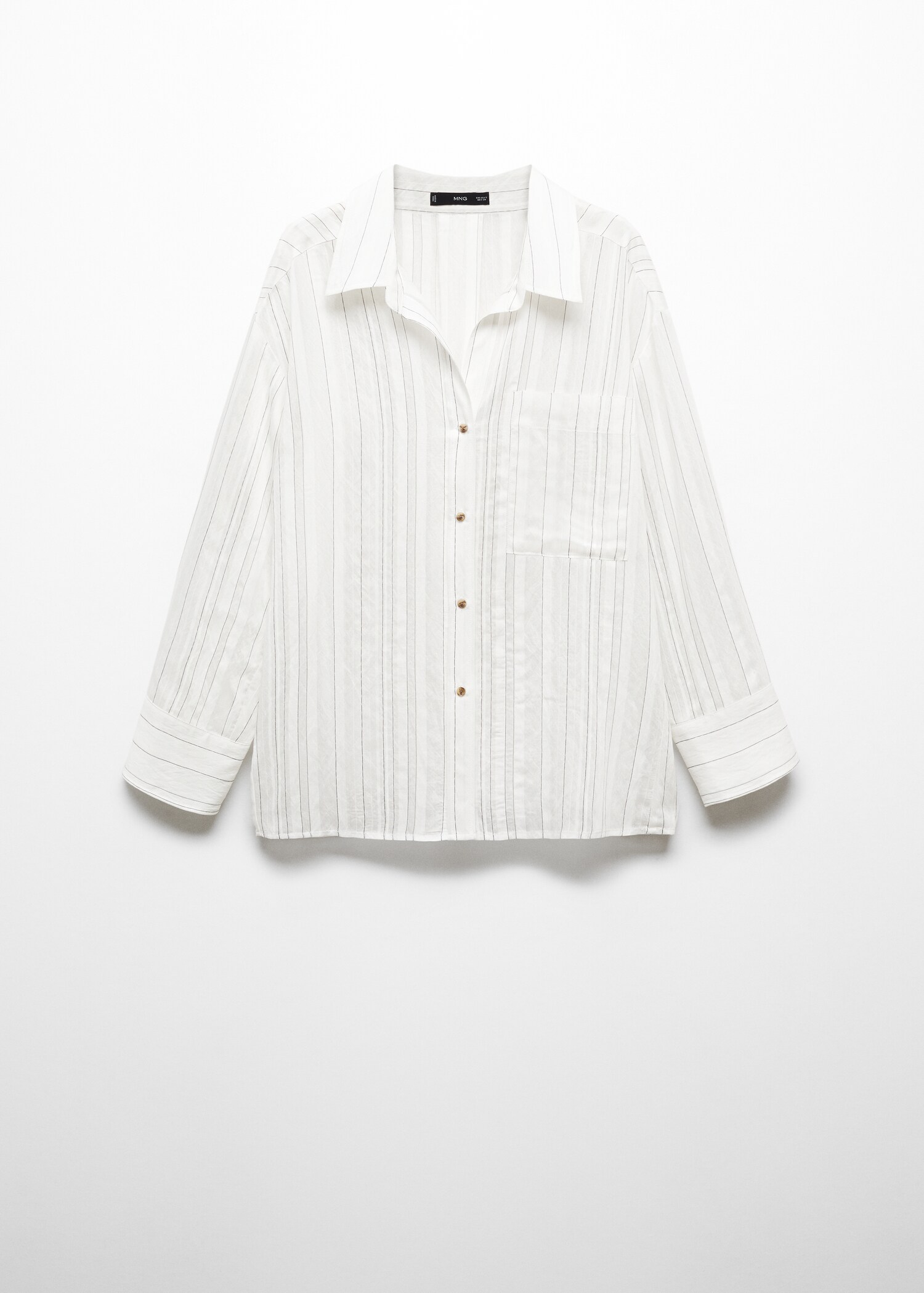 Semi-transparent striped shirt - Article without model