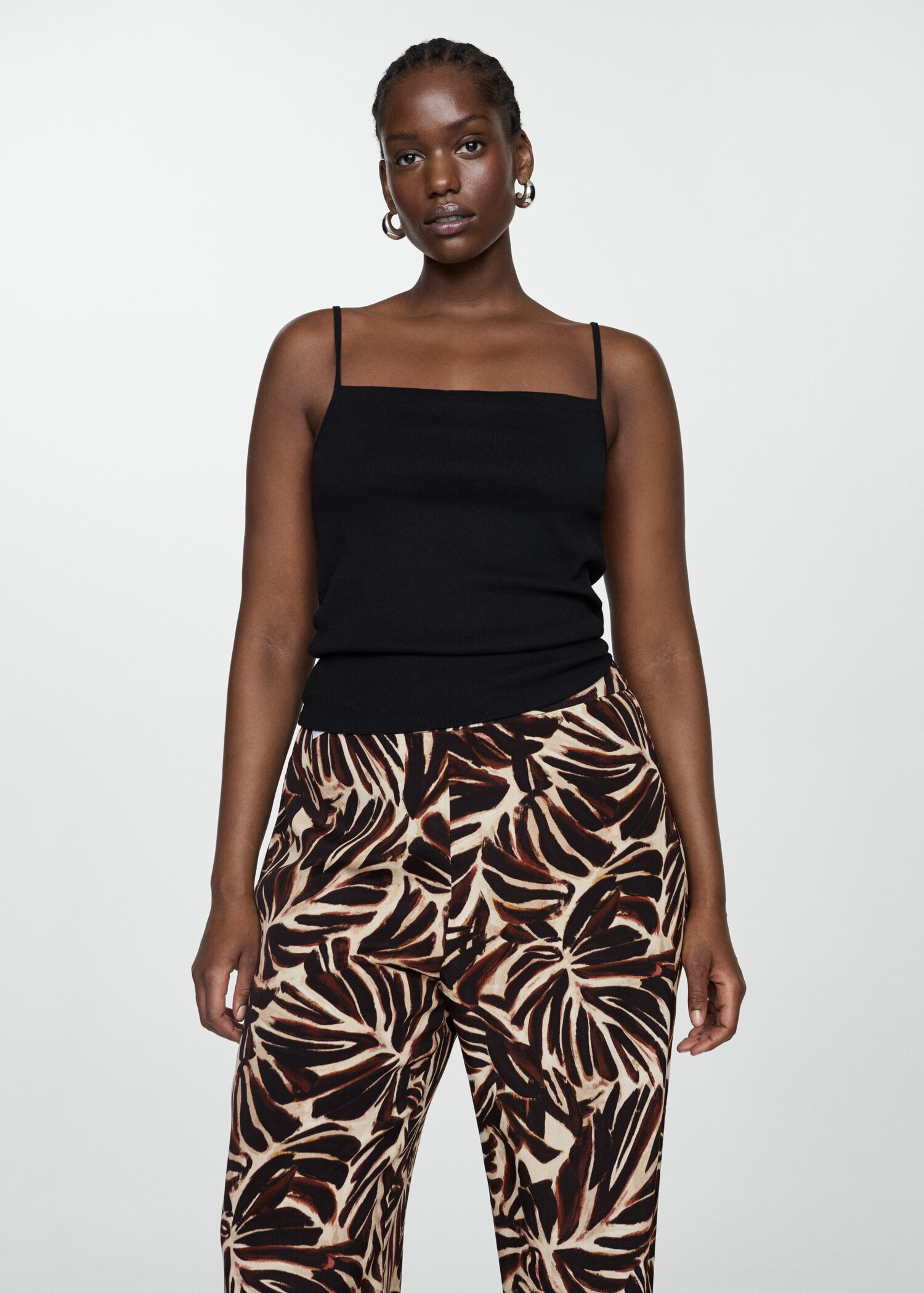 Pantalón fluido estampado - Detalle del artículo 4