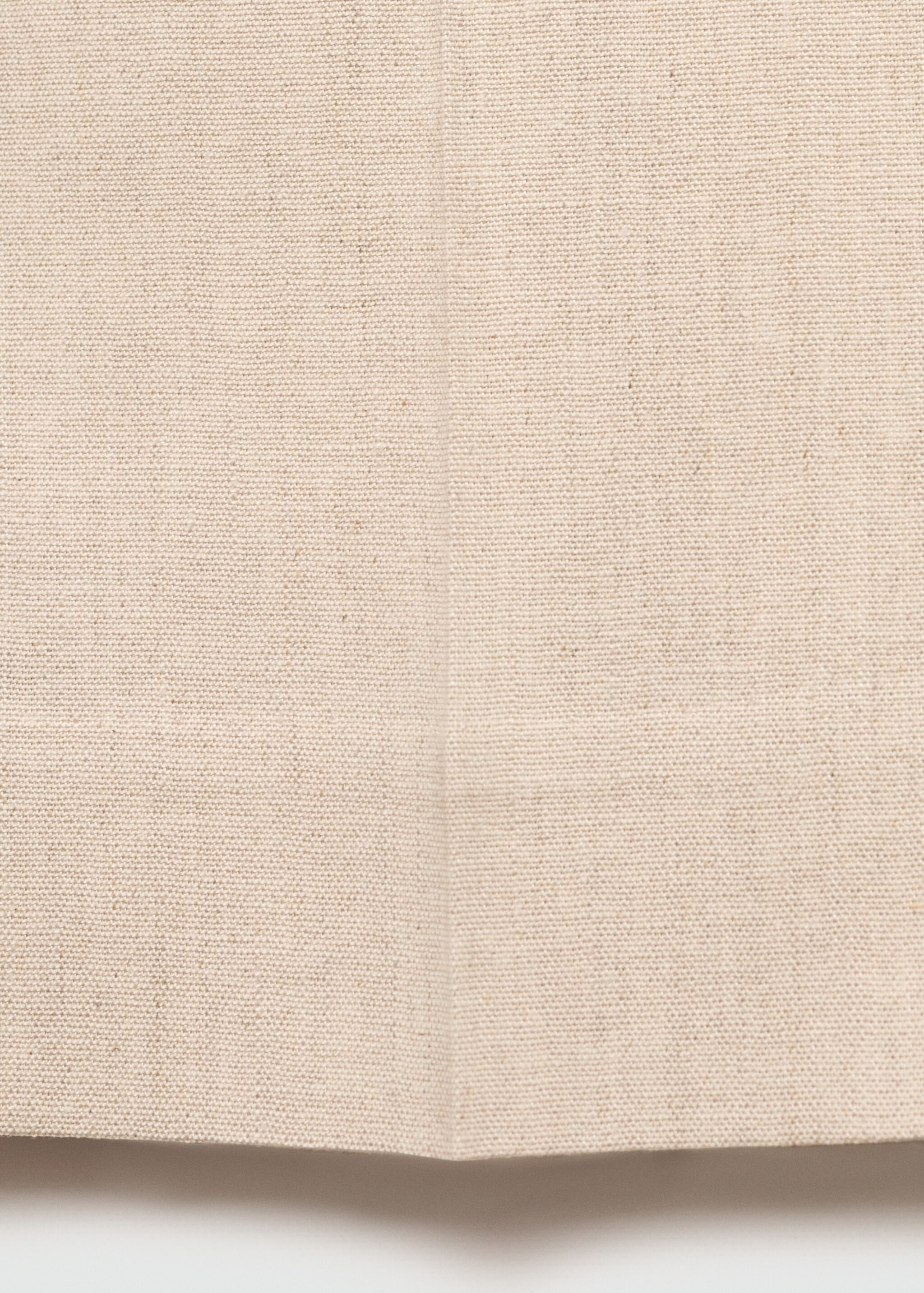 Linen flared trousers - Details of the article 8, Beige. Ref: 67037125-00.