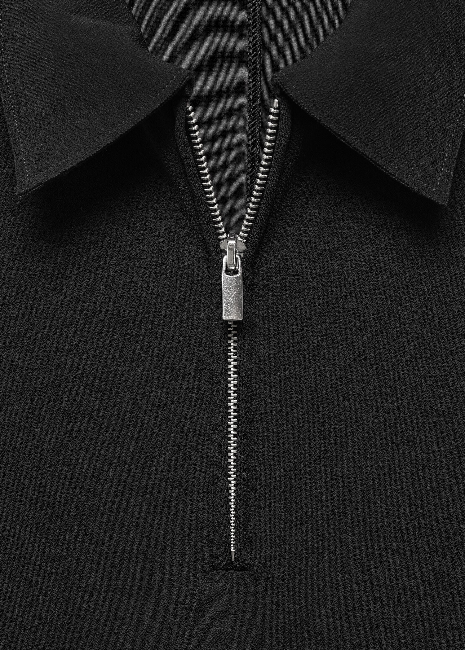 Zipper neck dress Woman MANGO Singapore