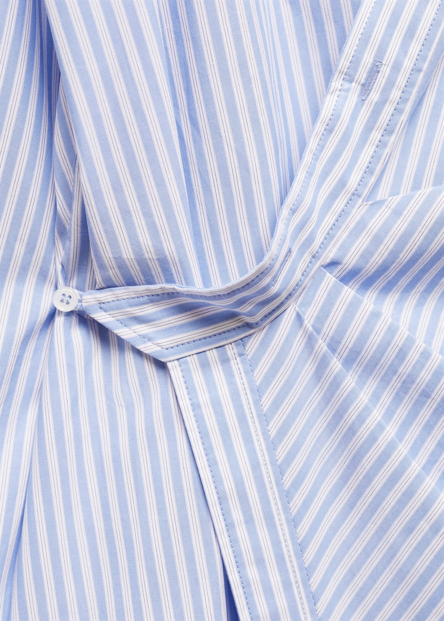 Robe chemise croisée rayures - Détail de l'article 8