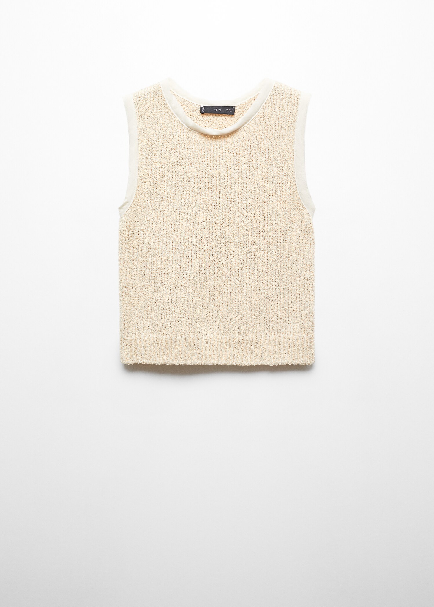 Top contrasting finishes - Woman | MANGO USA