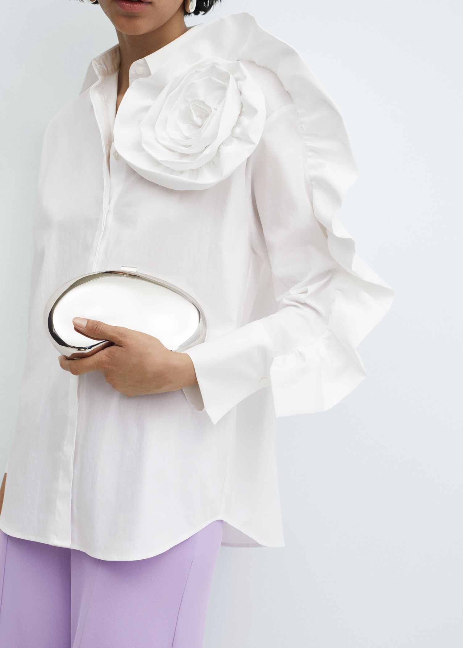 Maxi floral shirt - Details of the article 6