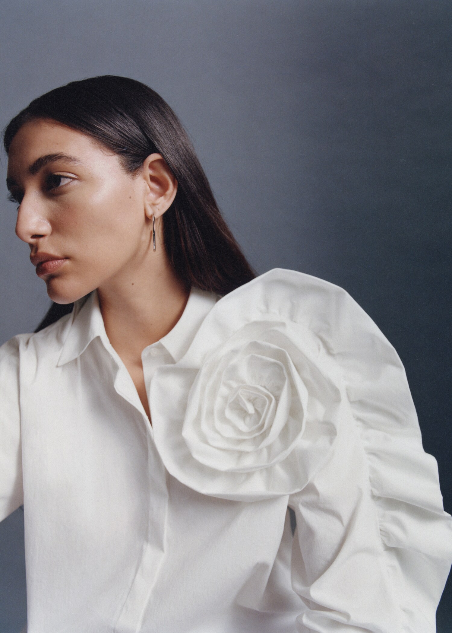 Maxi floral shirt - Details of the article 7