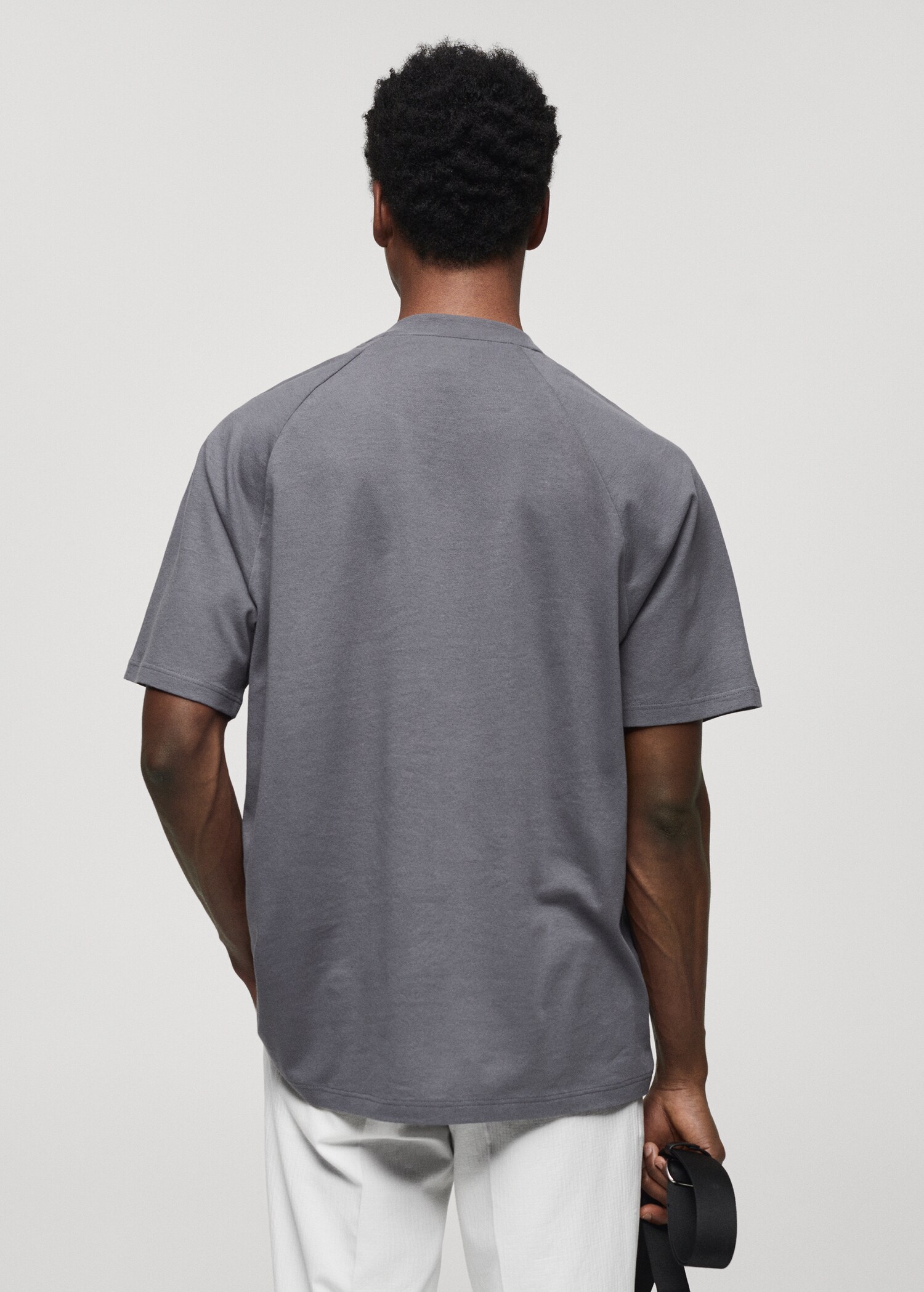 Relaxed fit cotton t-shirt - Reverse of the article