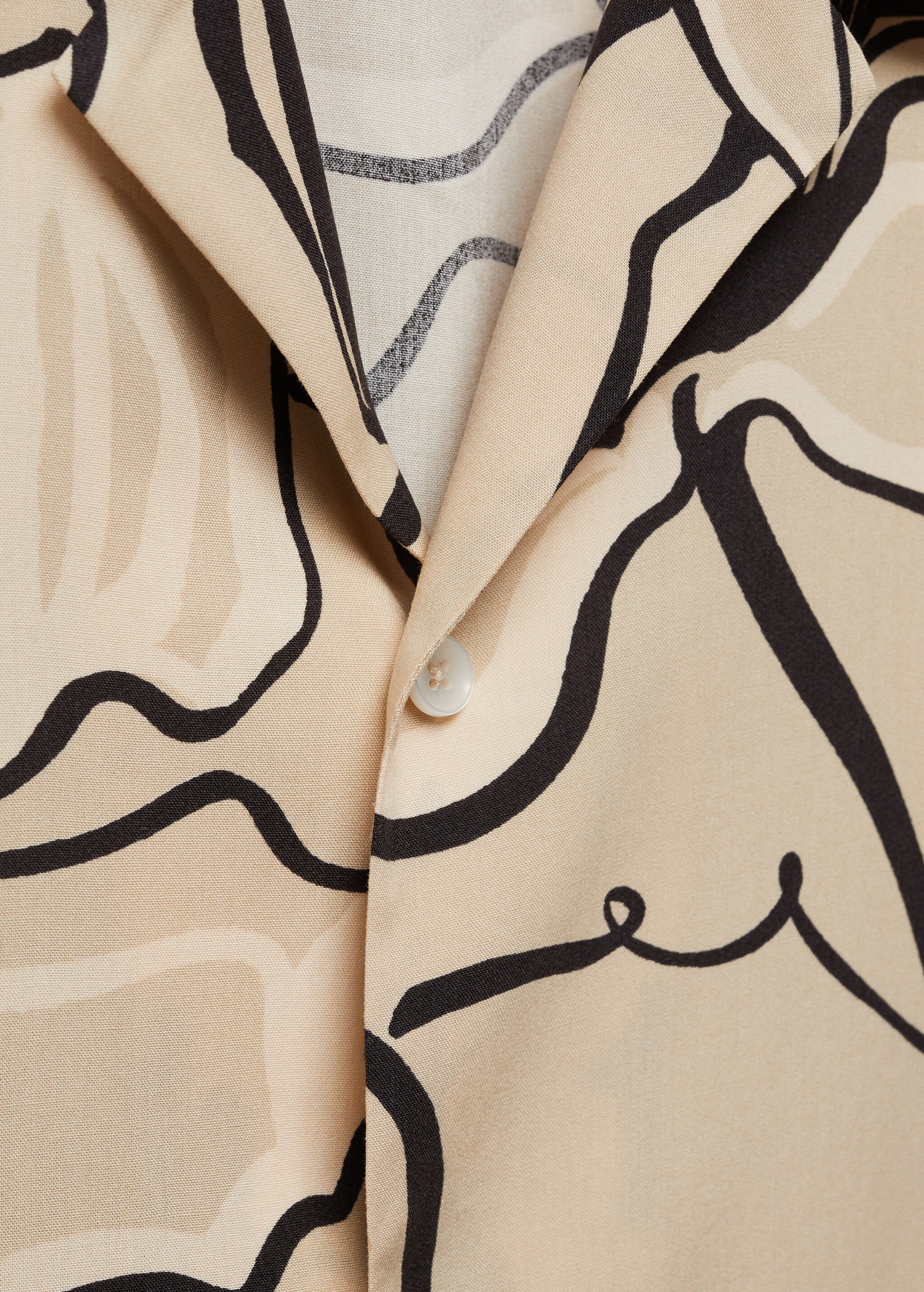 Printed fluid regular-fit shirt - Details of the article 8