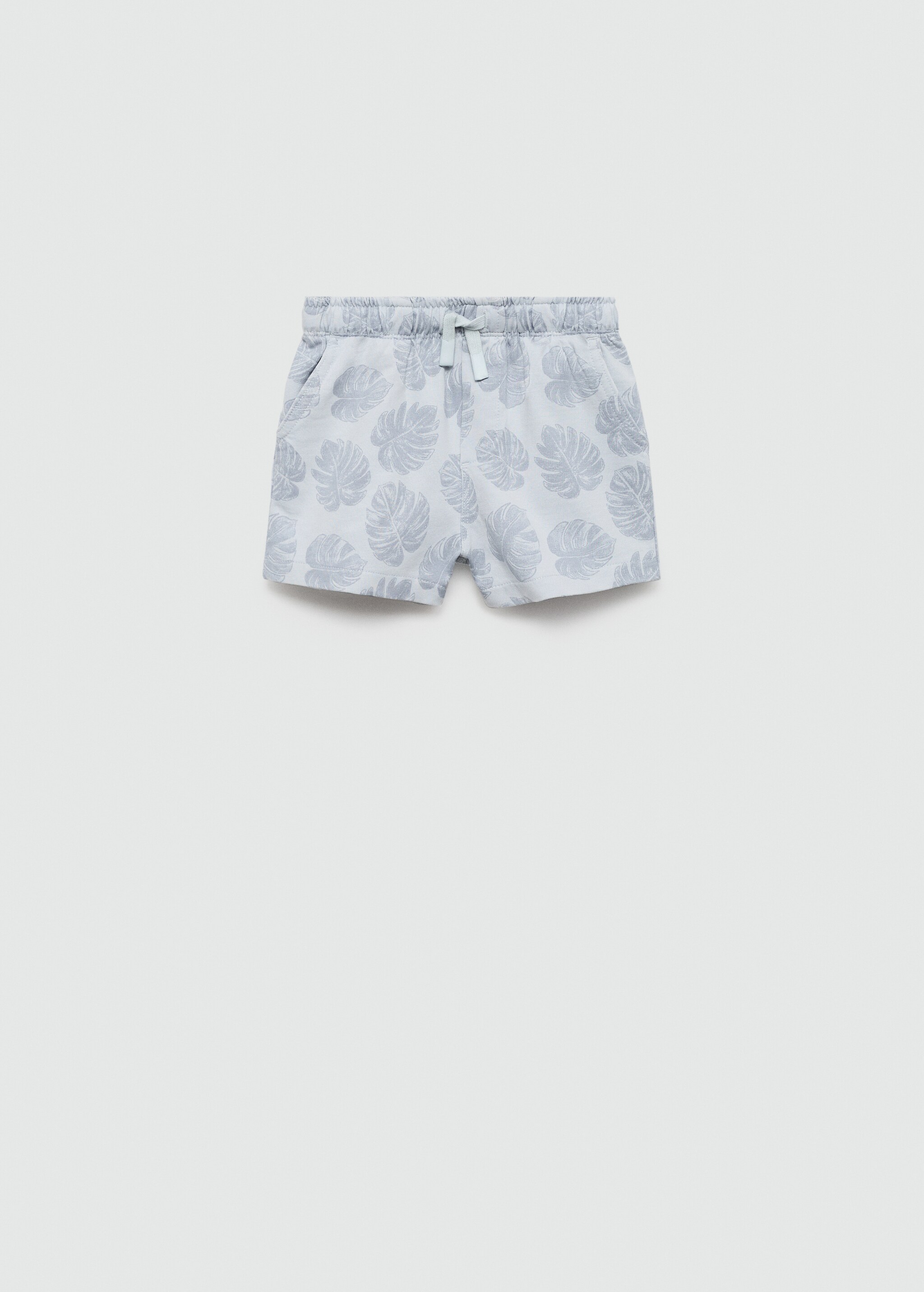 Leaf-print Bermuda shorts - Article without model