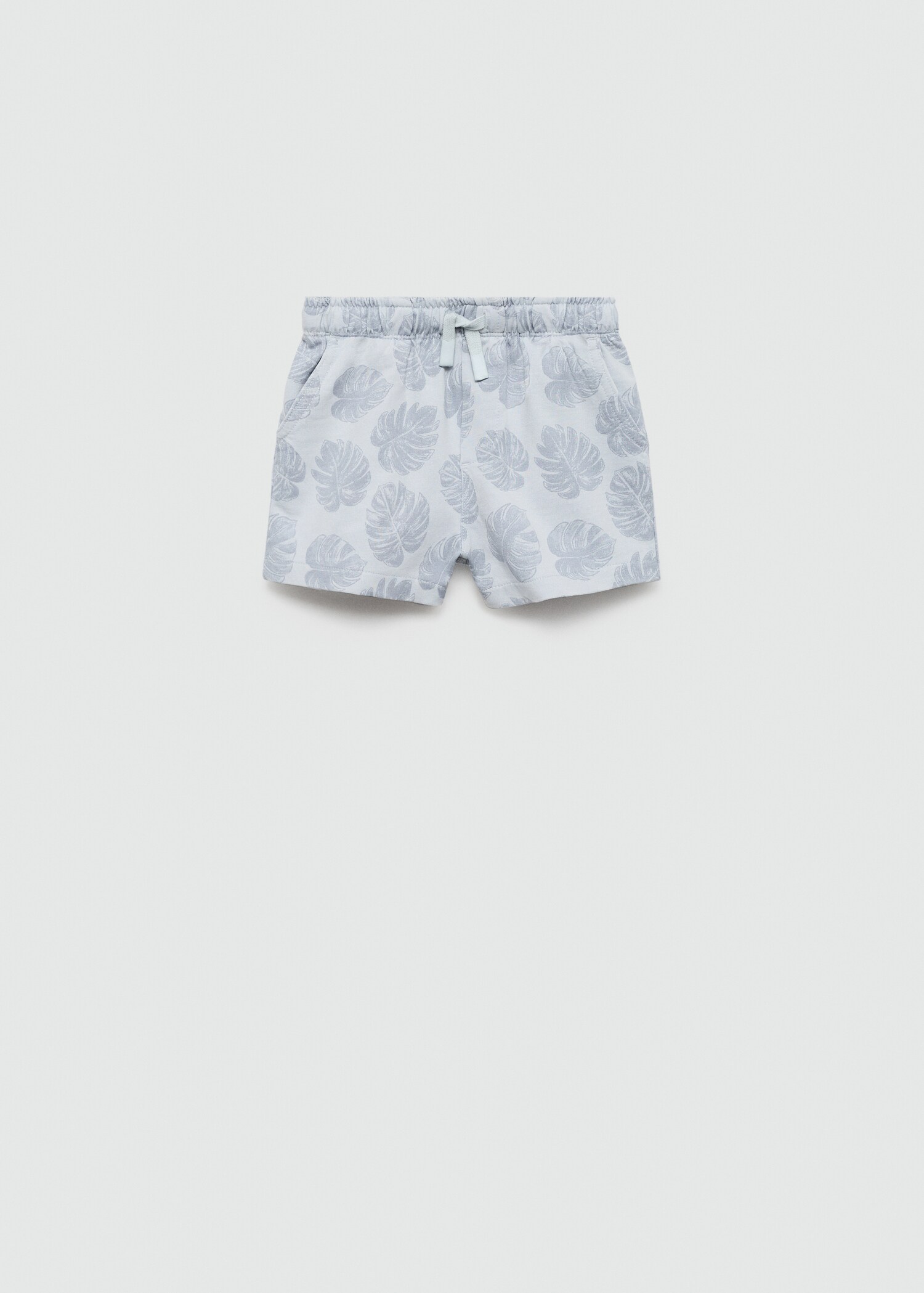 Bermuda-Shorts mit Blättermotiv - Artikel ohne Model